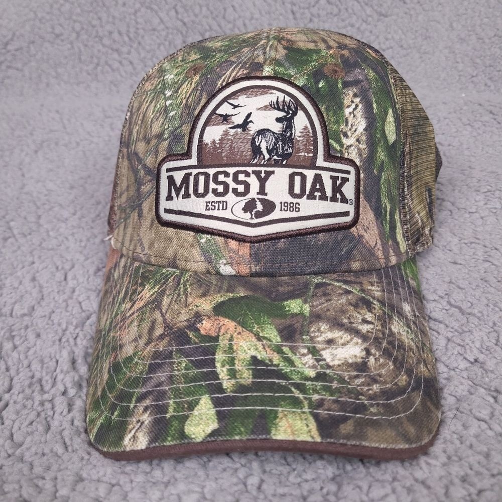 Mossy Oak Hat Cap Mens S/M Camouflage Camo Hunting Outdoor Cap OC
