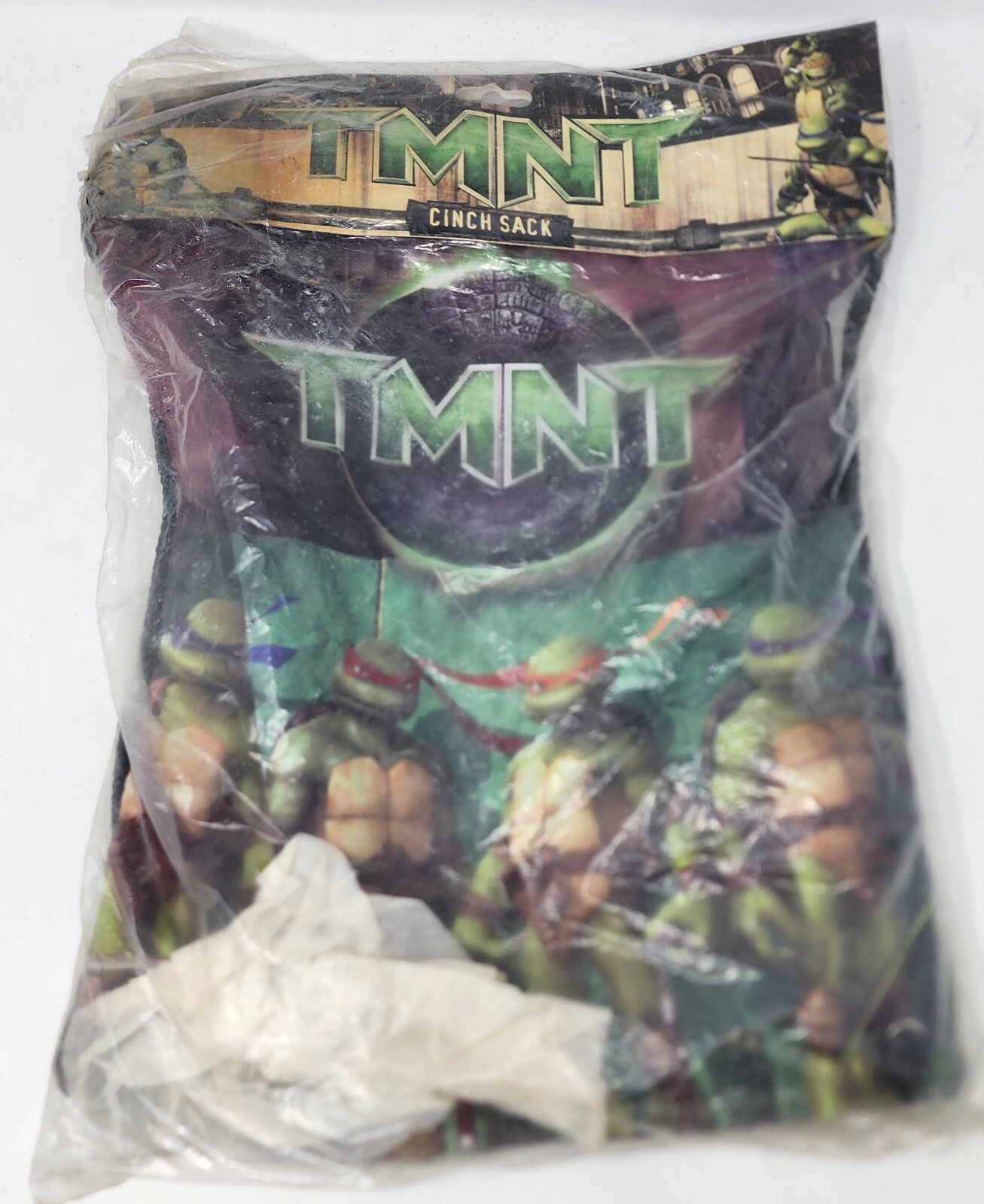 Teenage Mutant Ninja Turtles Cinch Sack NIB Sealed 12"x11" TNMT Kid Street 2007