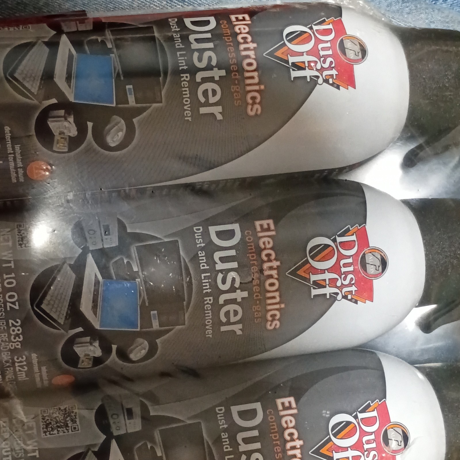 Dust-Off Electronics Air/Gas Duster 10 oz Cans (3 Pack) MPN DPSXL3