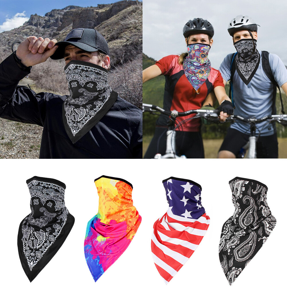 Outdoor Cool Sports Bandana Face Mask Head Neck Gaiter Tube Scarf UV Protection