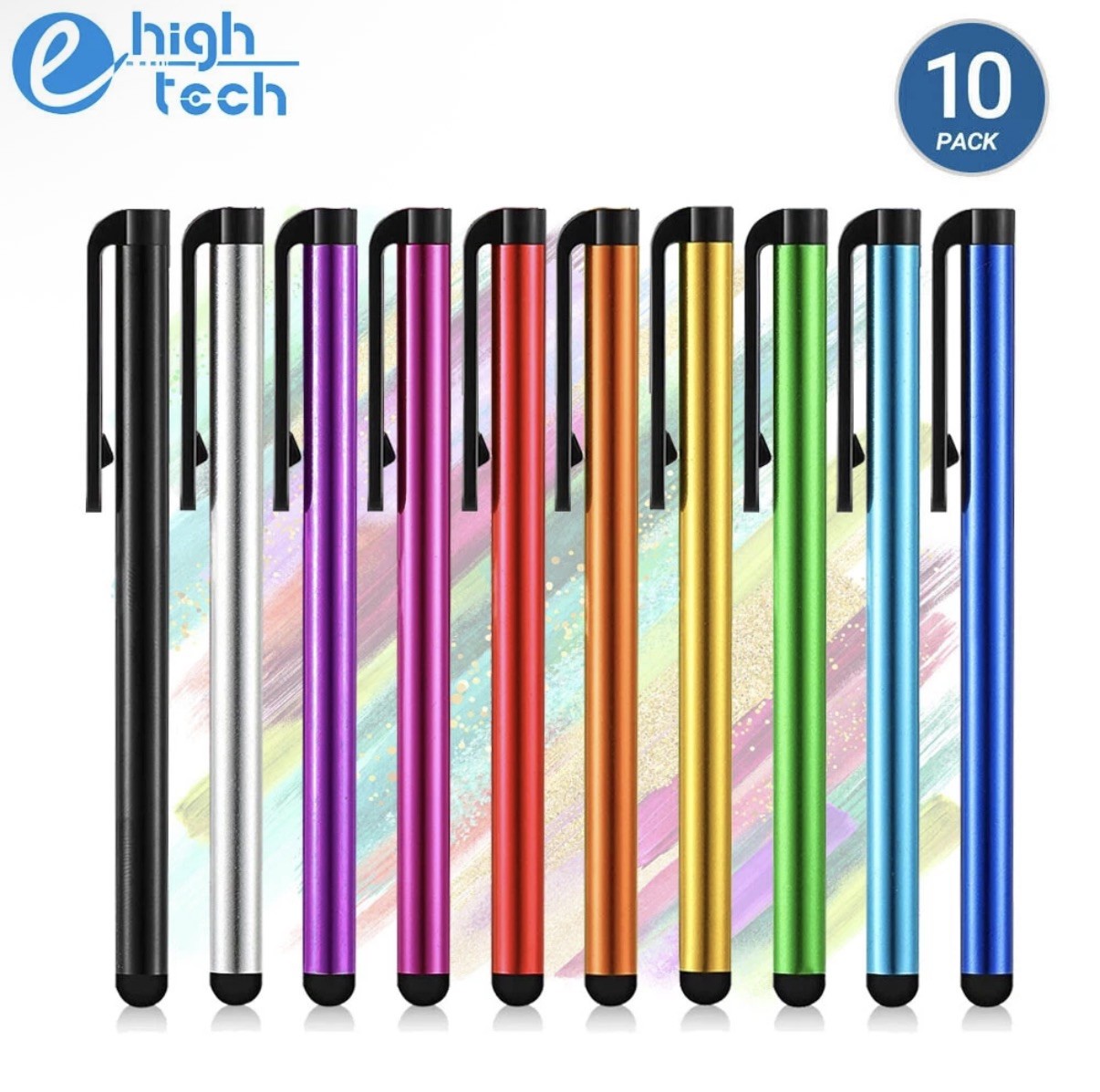 Stylus Pen [10 Pack] Universal Capacitive Touch Screen Pens for Tablets, iPad...