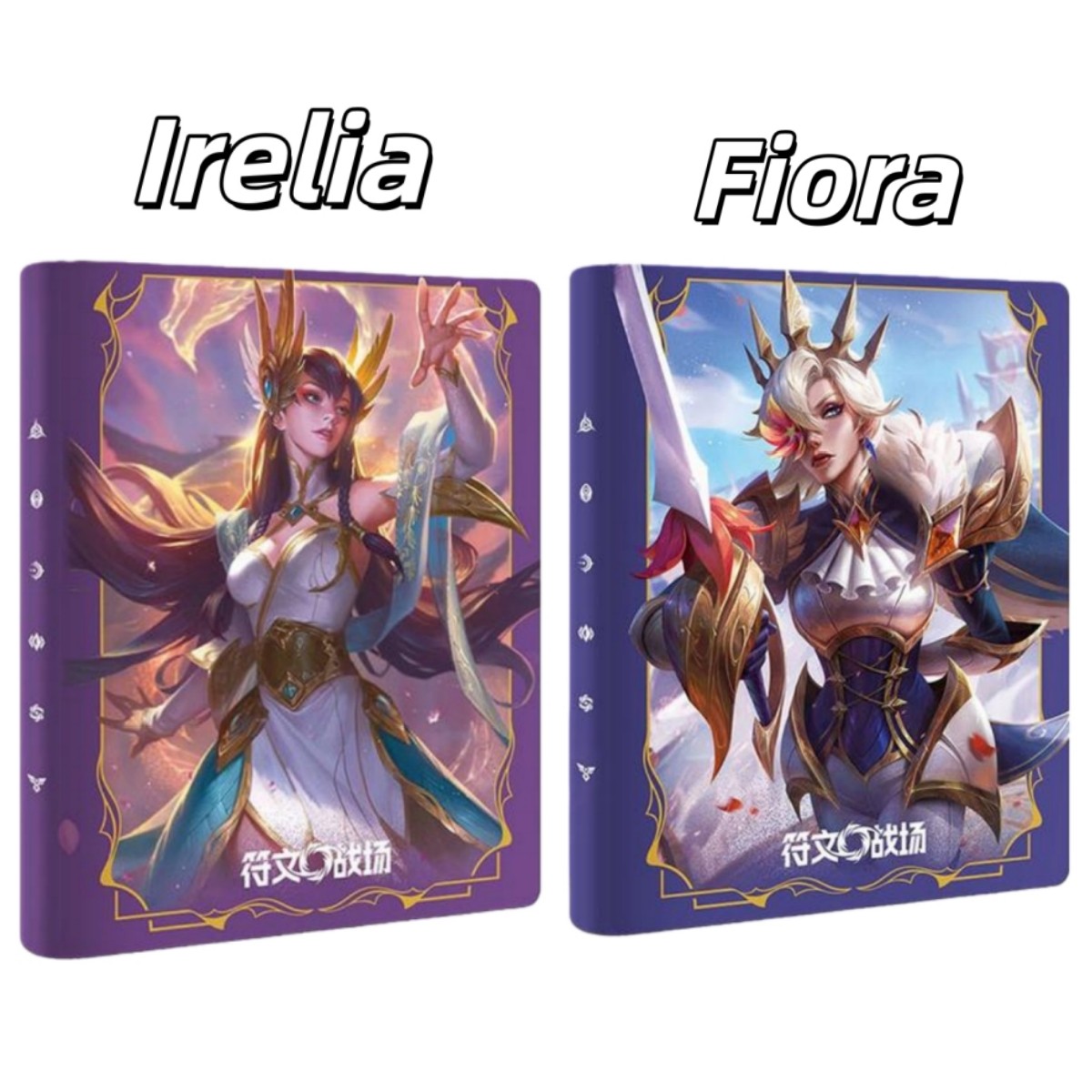 Riftbound League of Legends Card Game Irelia & Fiona Card Binder Set IN STOCK