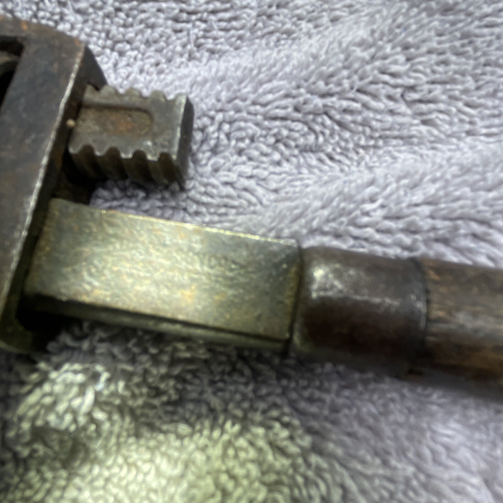 Monkey Wrench Wood Handle 7”
