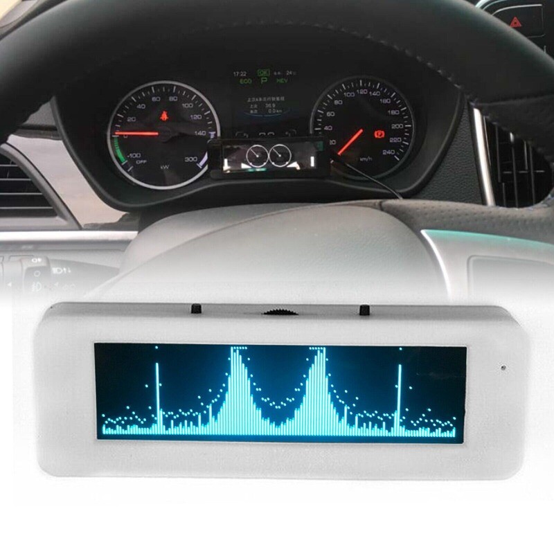 OLED Music Spectrum Display Analyzer Audio Level Indicator VU METER 3.12in 2026