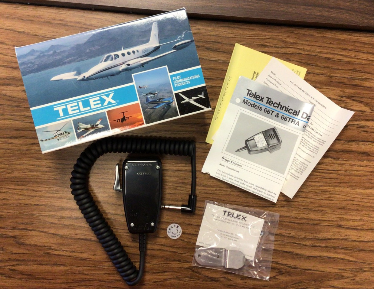 Telex 66TRA Handheld Microphone Cat. No. 60837-008