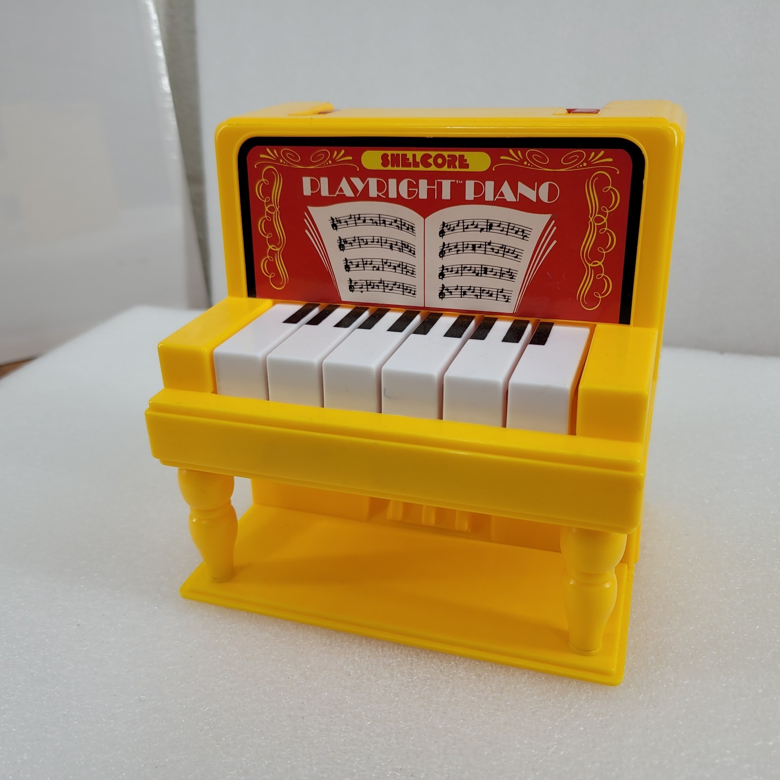 Vintage Shelcore Play Right Piano Children's Musical Toy 1984 Works