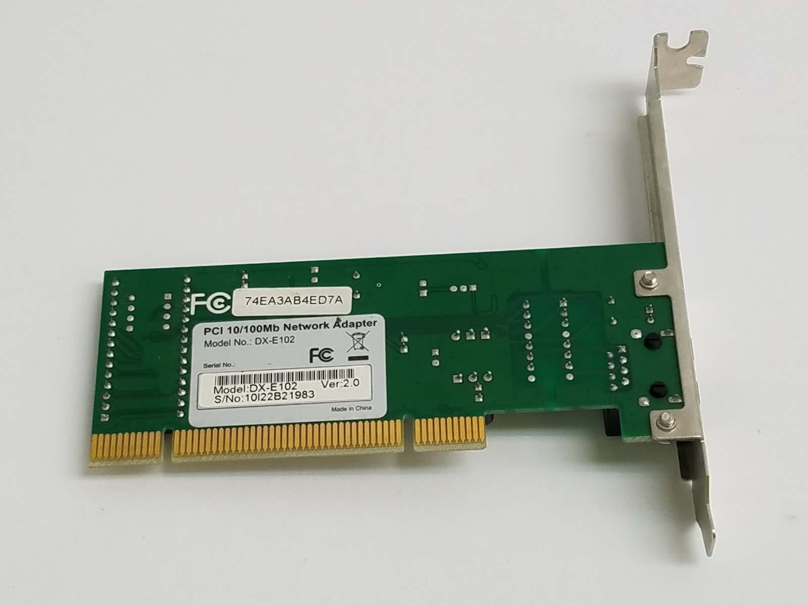 Dynex DX-E102 PCI 10/100 Ethernet Network Card