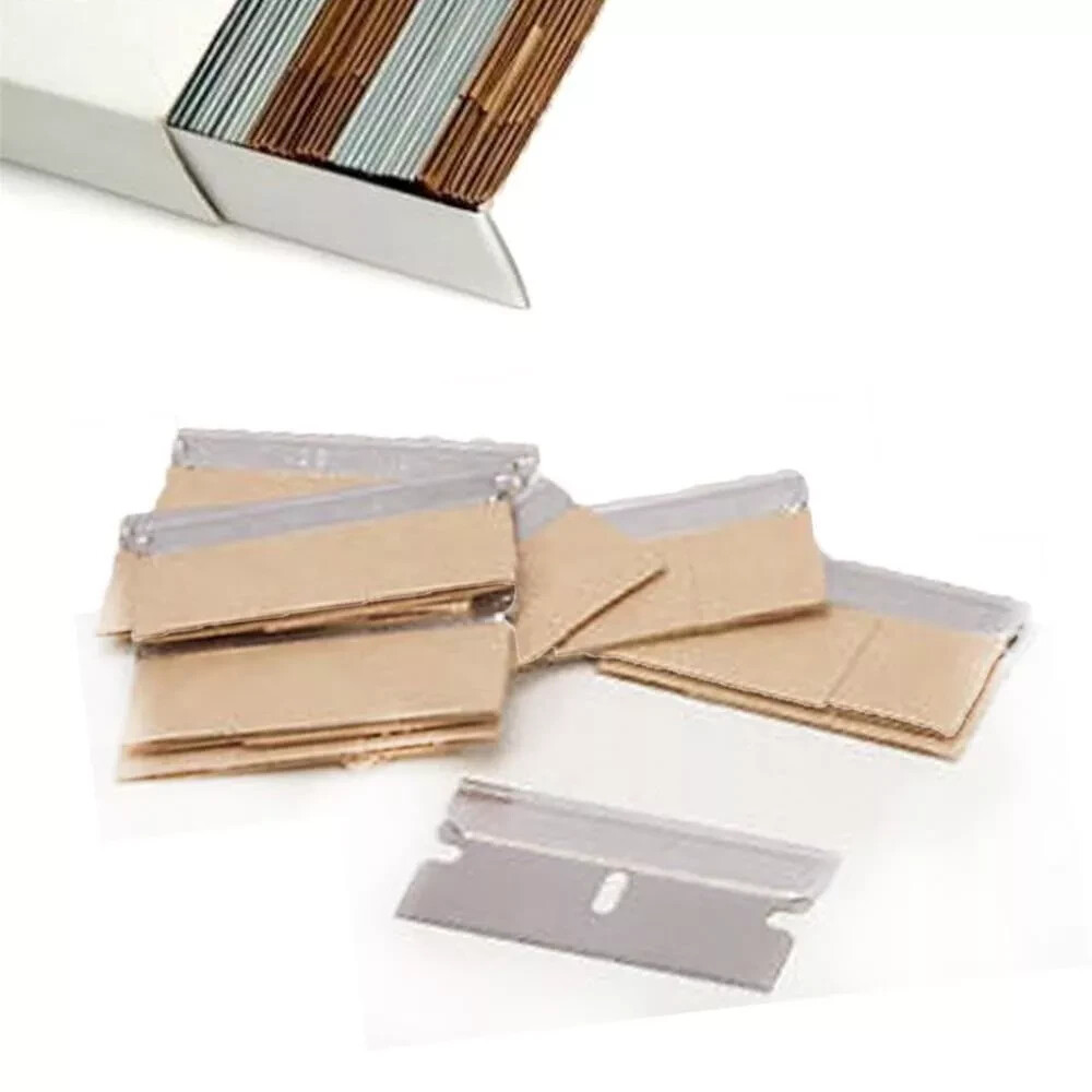 100 Single Edge Razor Refill replacement blades for Crafts Box Cutter Scraper