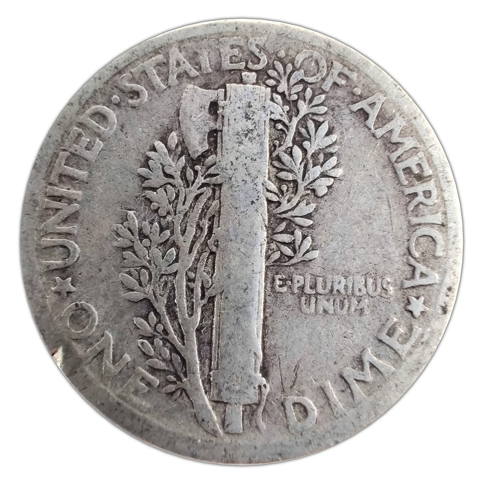 1924-P Mercury Dime G Good 90% Silver