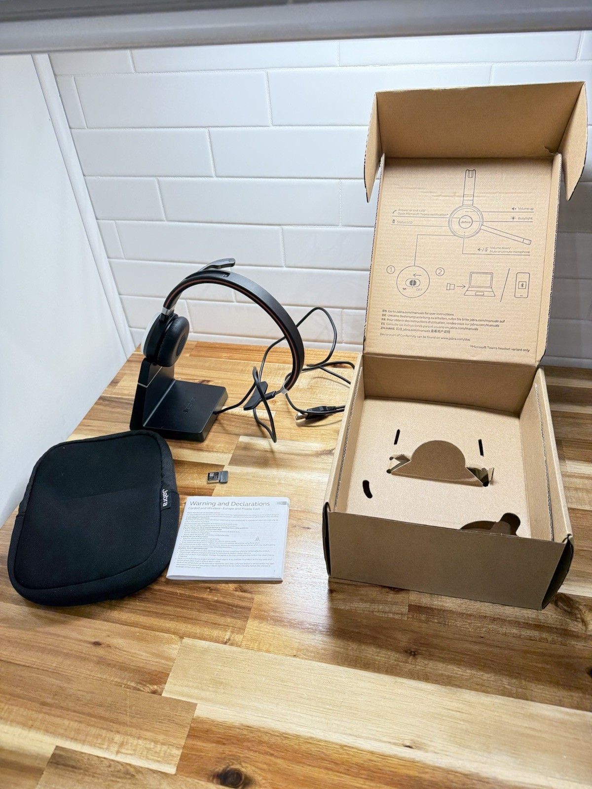 Jabra Evolve 65 Over the Ear Headset - Black