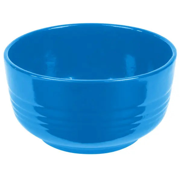 TableCraft CW3170SBL Cold Holding 3.5 qt. Sky Blue Finish Round Aluminum Bowl