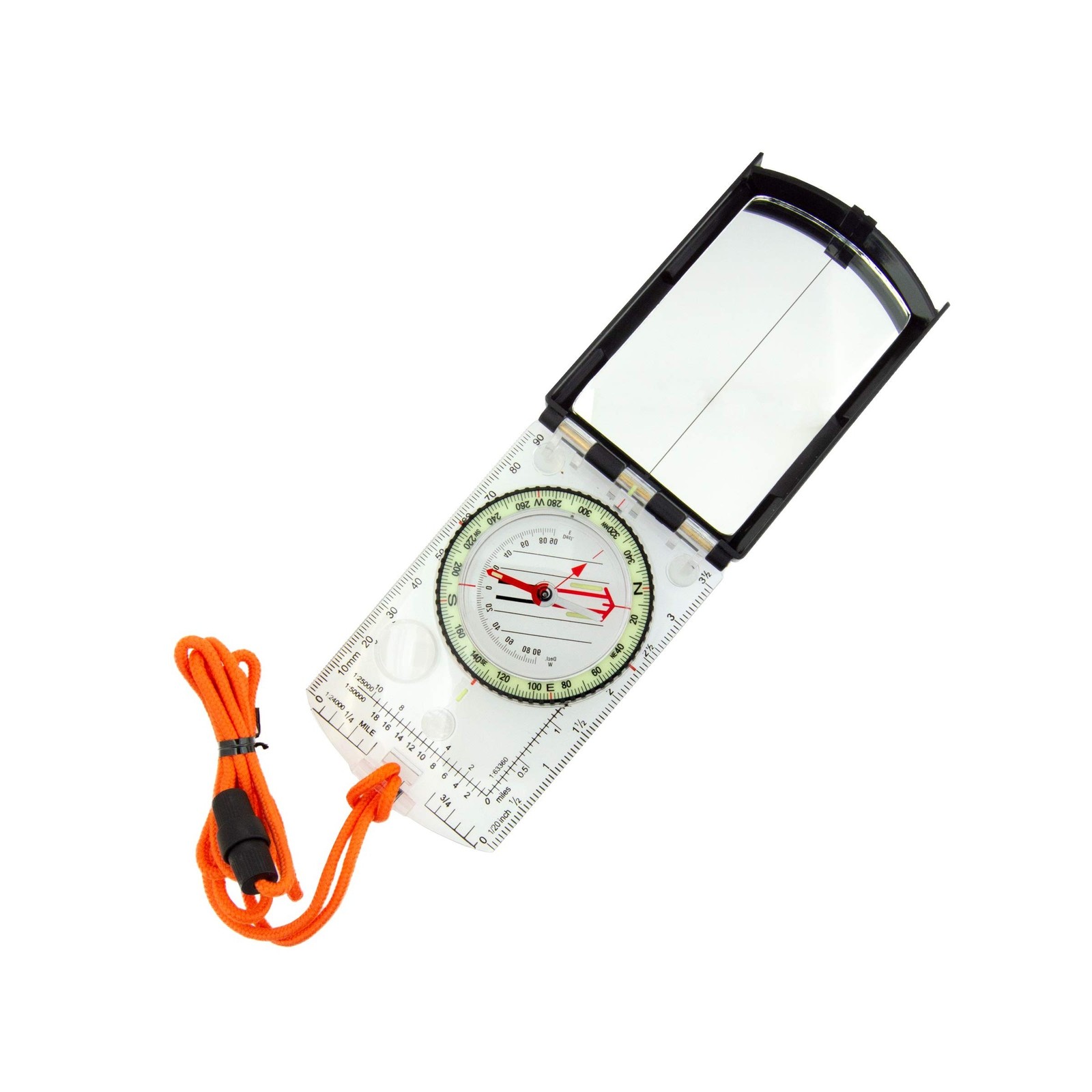 Sun Company ProSight Sighting Map Compass with Adjustable Decli... USA FAST SHIP