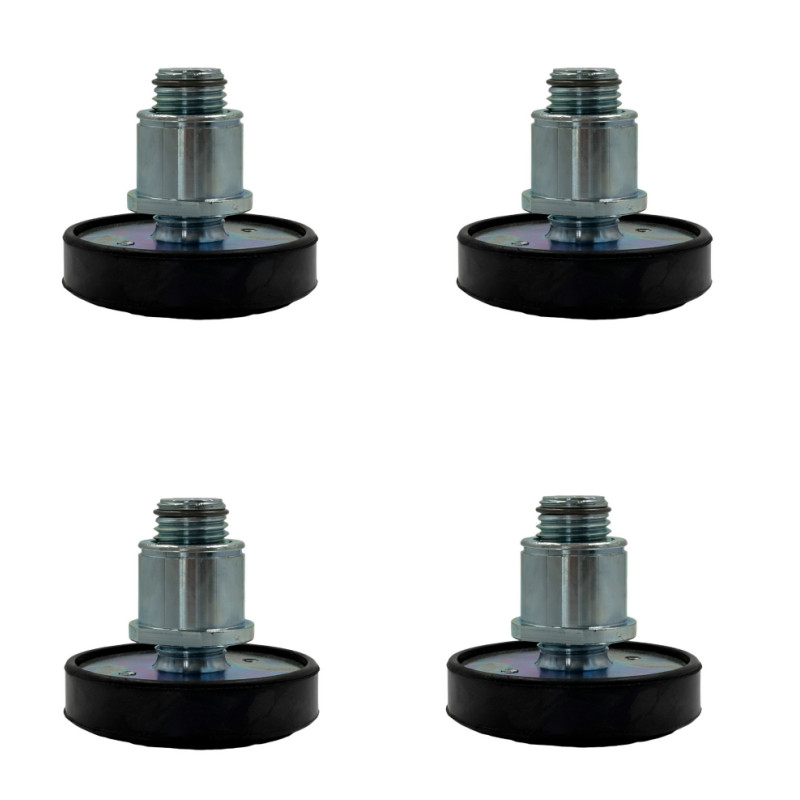 4PK Auto Car Lift Round Tray Rubber Pads Peg Screw-up Pads 50mm