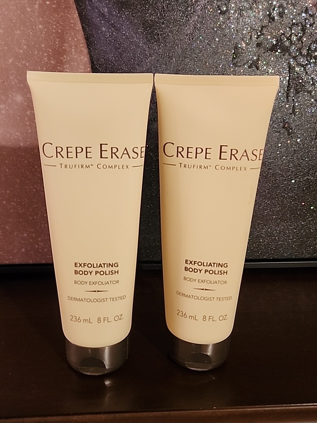 Crepe Erase Exfoliating Body Polish 8oz New Sealed Full Size Exfoliator Lot Of 2