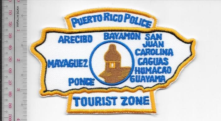 Puerto Rico Police Tourist Zone Special Unit Fortress San Juan Tourist NO TARIFF