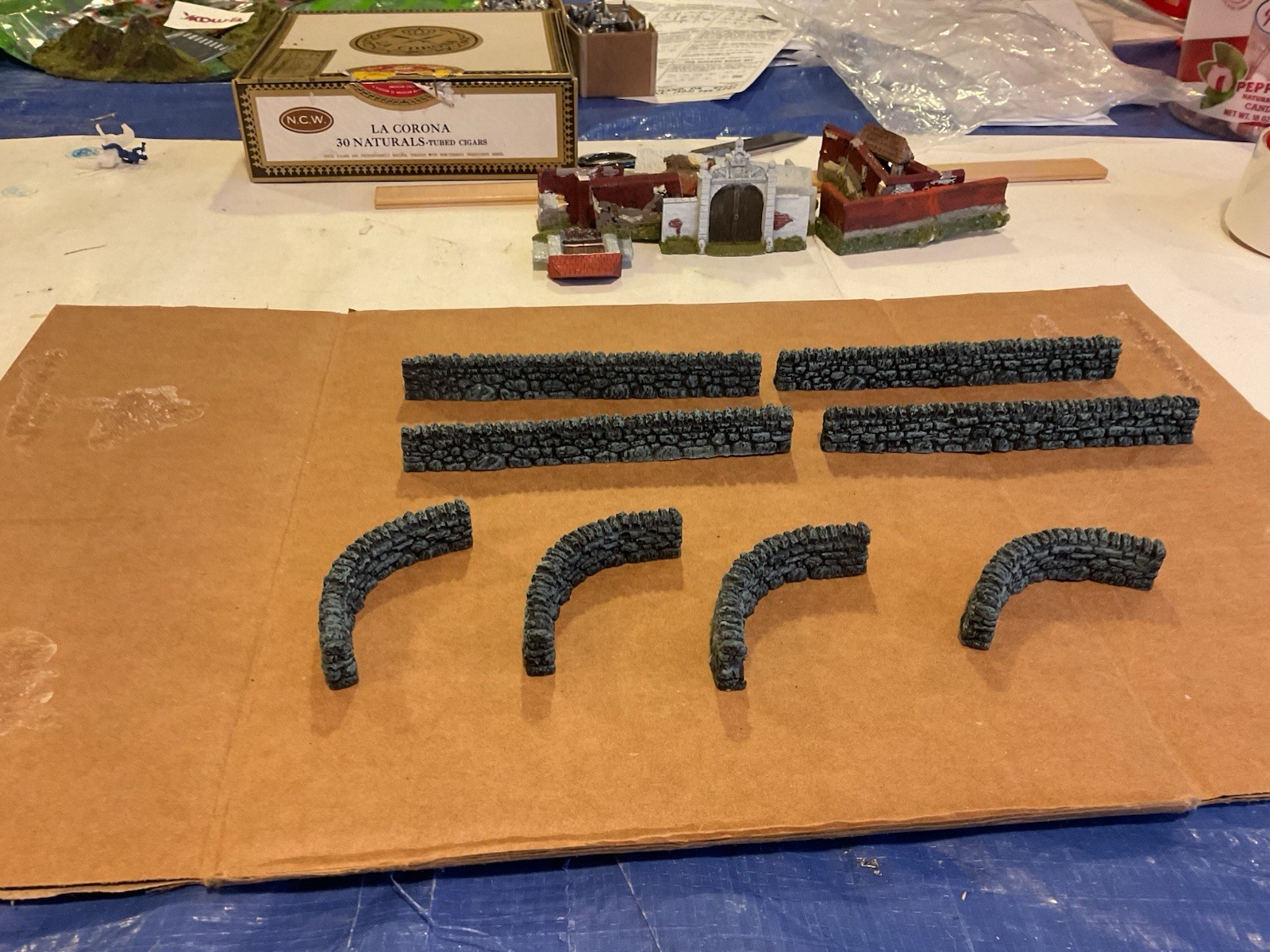 15mm Painted Wargaming Walls