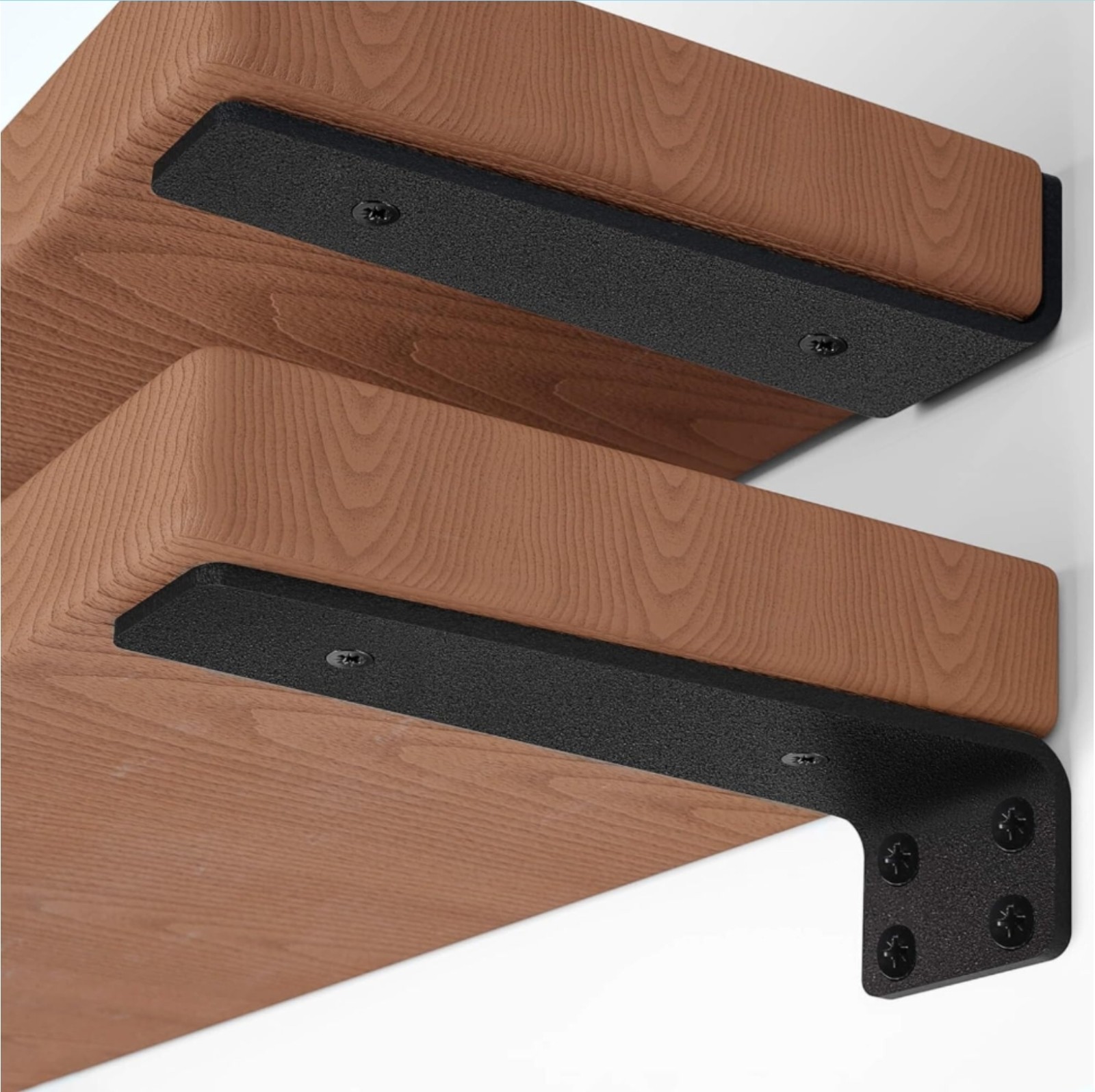 3 Pack Floating Shelf Bracket 6 Inch Heavy Duty Shelf Brackets Brackets for S