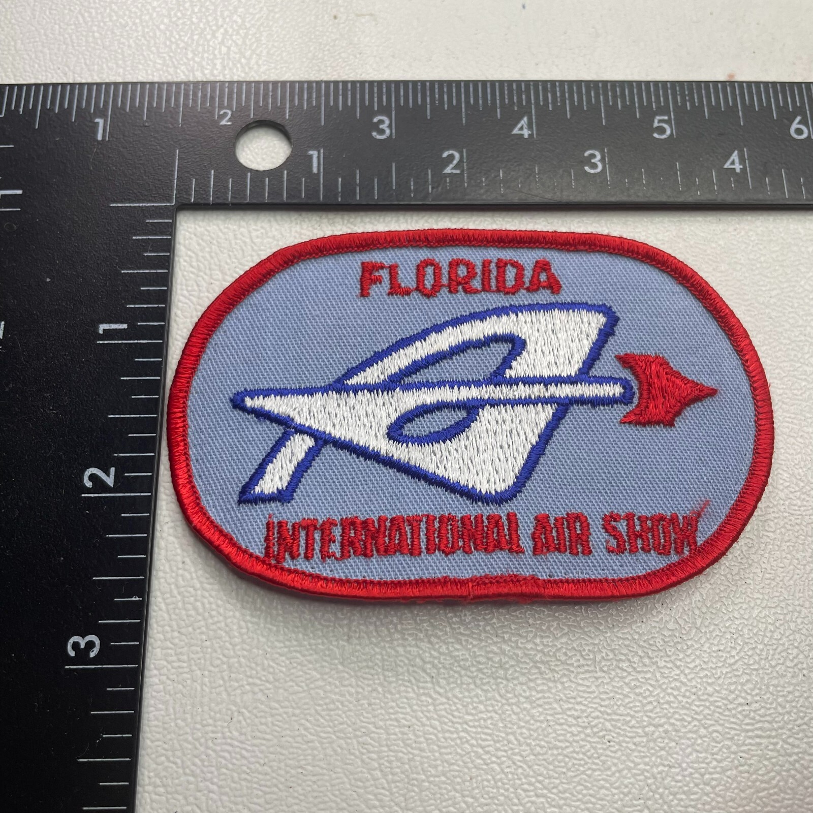 VINTAGE Airplane FLORIDA INTERNATIONAL AIR SHOW Patch 29MT