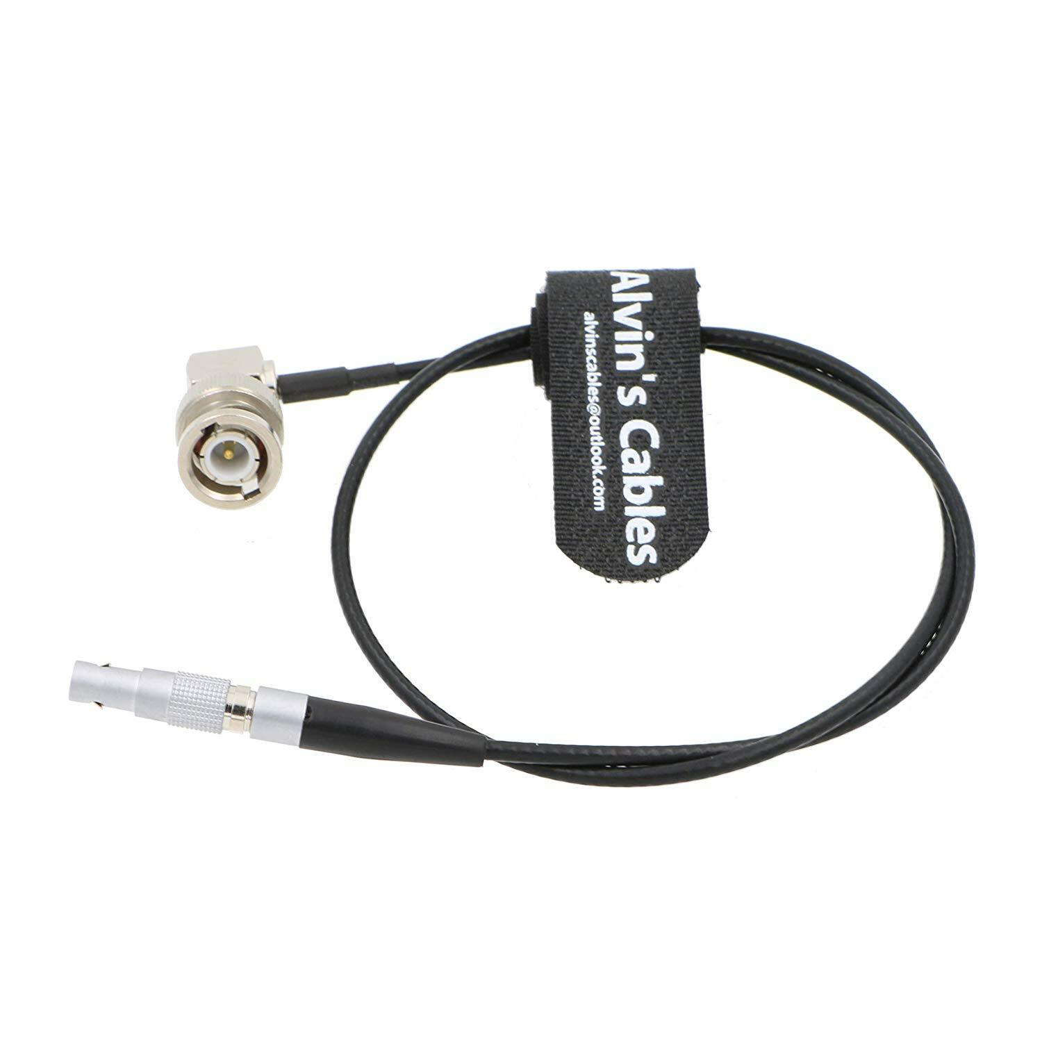 BNC Right Angle to 4 Pin Time Code Input Adapter Cable for Red Epic Scarlet