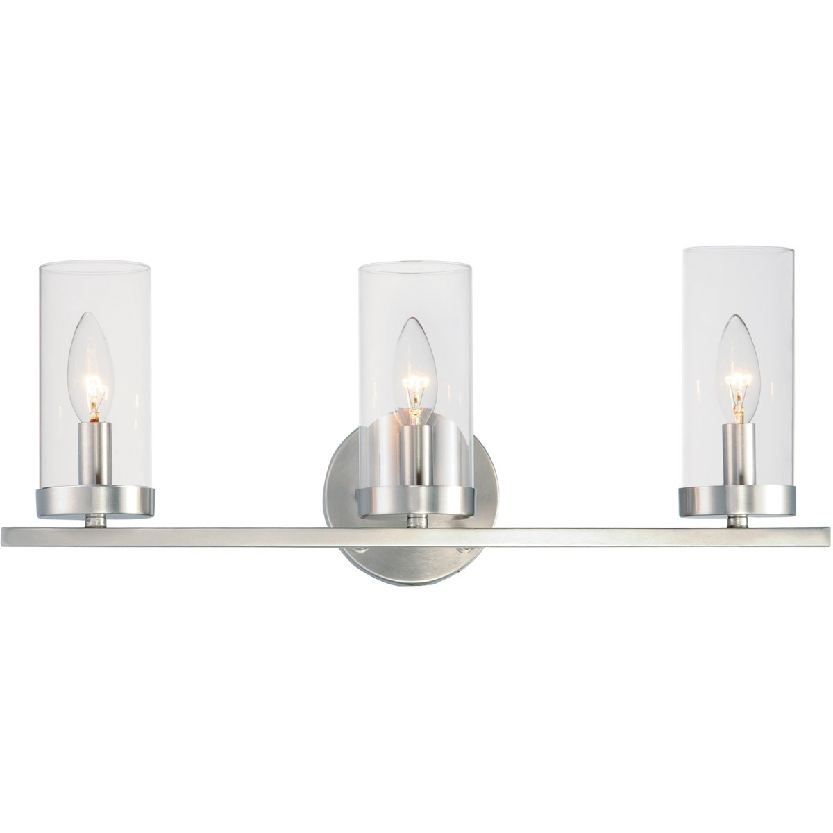 Maxim Lighting 25257CLSN Sentinel Bathroom Vanity Light Satin Nickel