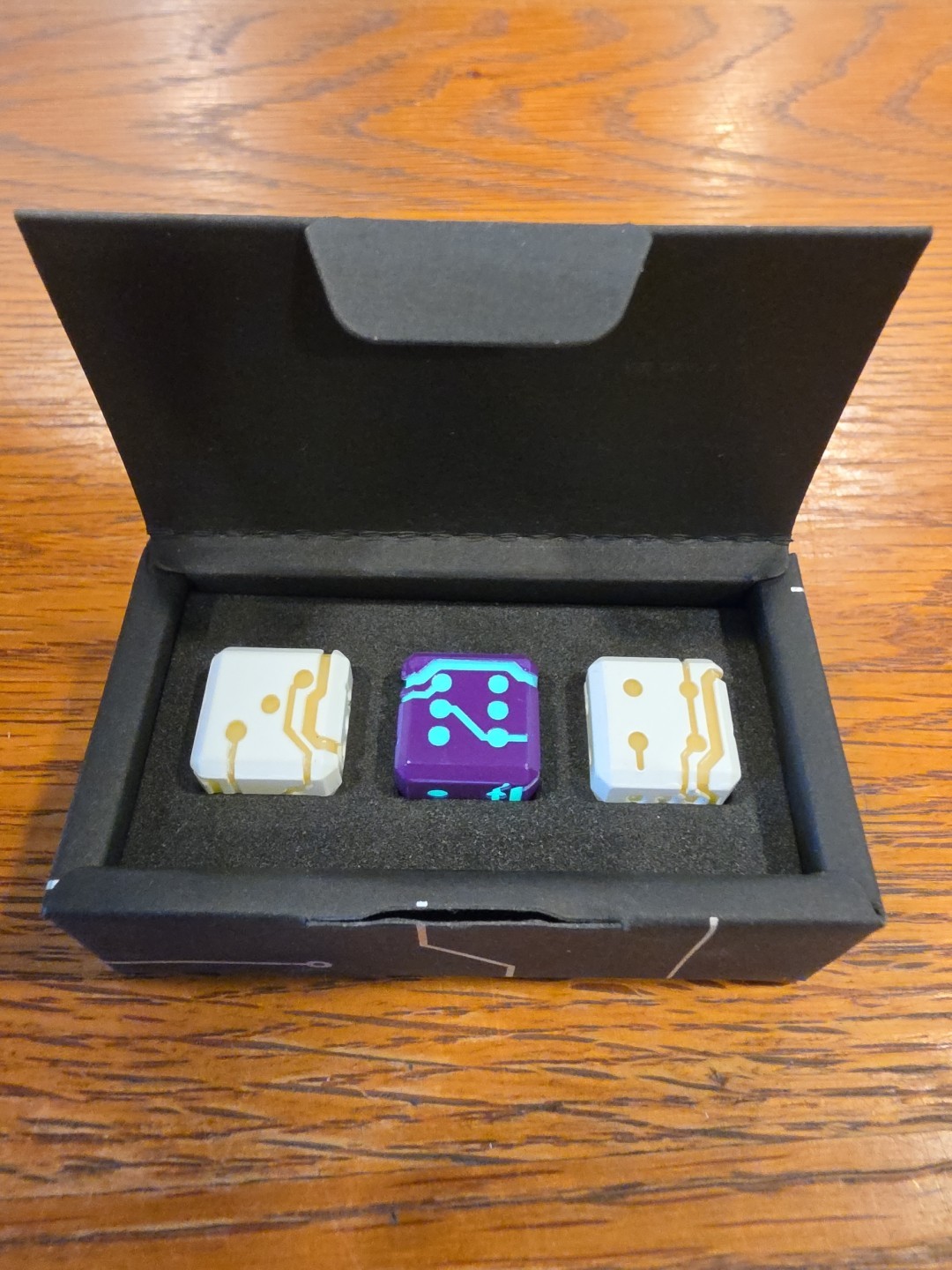 Space Roller Dice Set NIB Kickstarter Set Glow In The Dark. Sci-fi Dice Set
