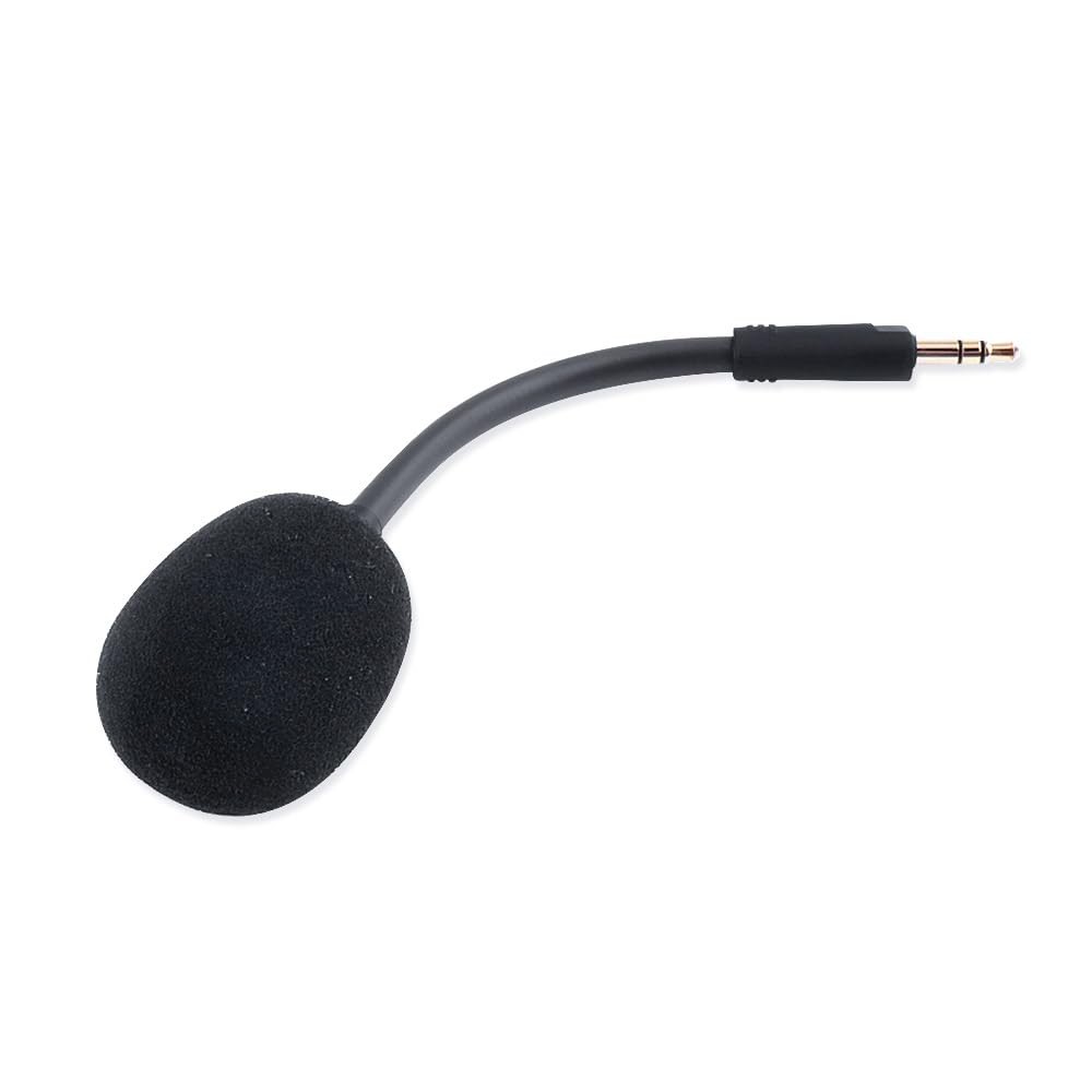 Gaming Microphone Replacement Detachable Noise Cancelling 3.5mm Bendable Boom Fo