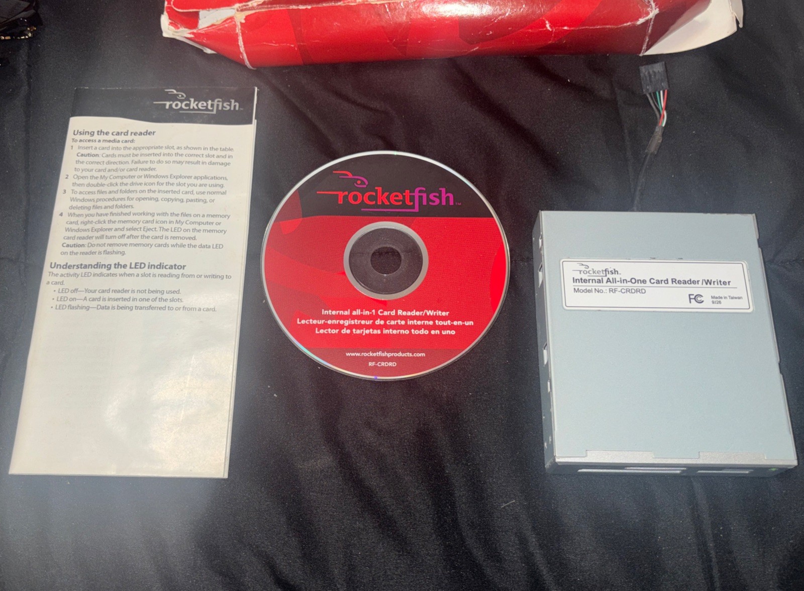 Rocketfish Multi Card Reader for Desktop incl Cable p/n RF-CRDRD