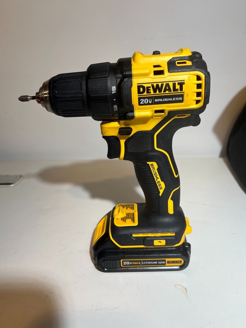 Dewalt ATOMIC 20V Brushless Compact Drill & 1/4" Hex Impact Kit DCK278C2