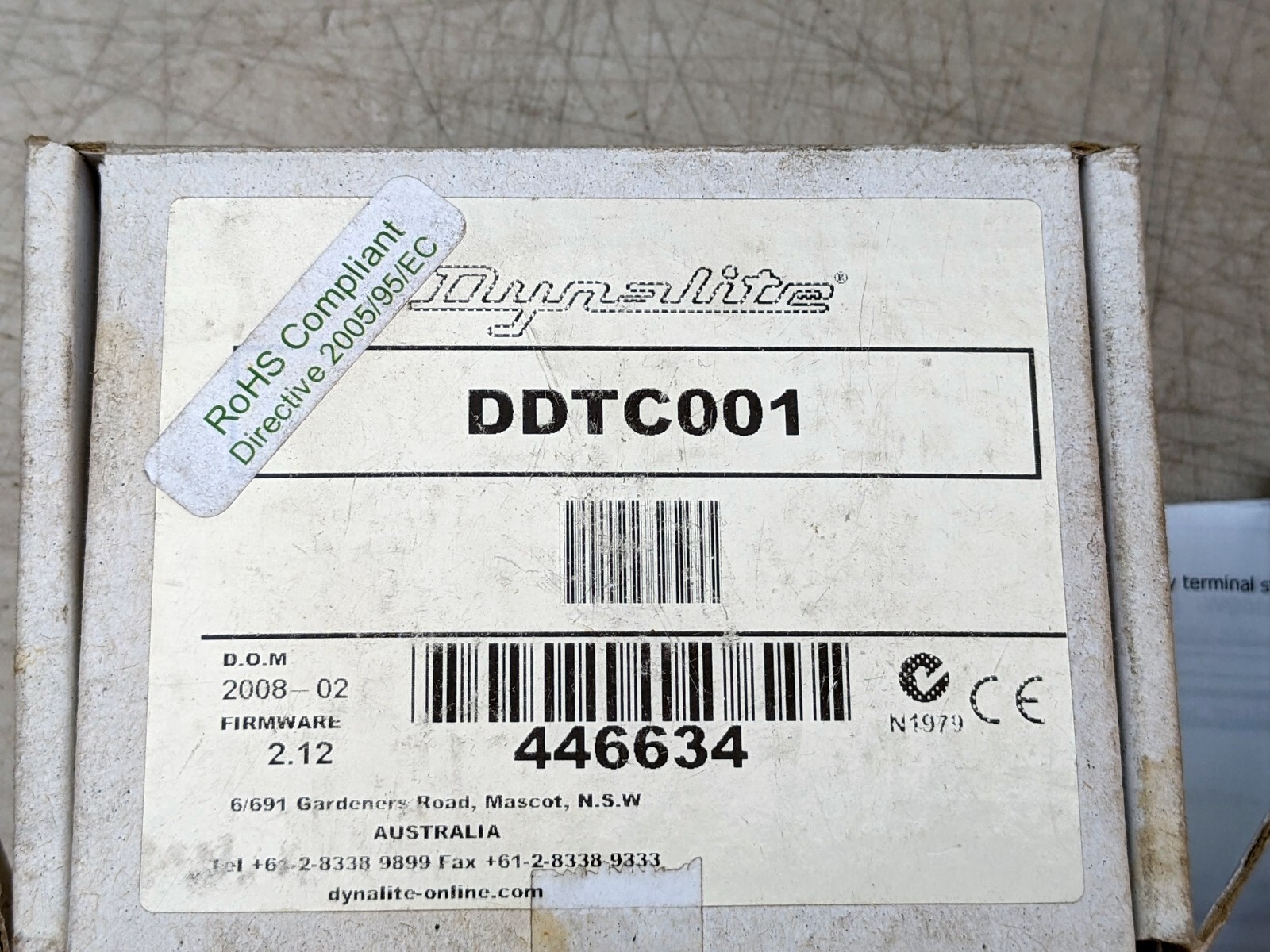Philips DDTC001 Lighting Control Network Timeclock