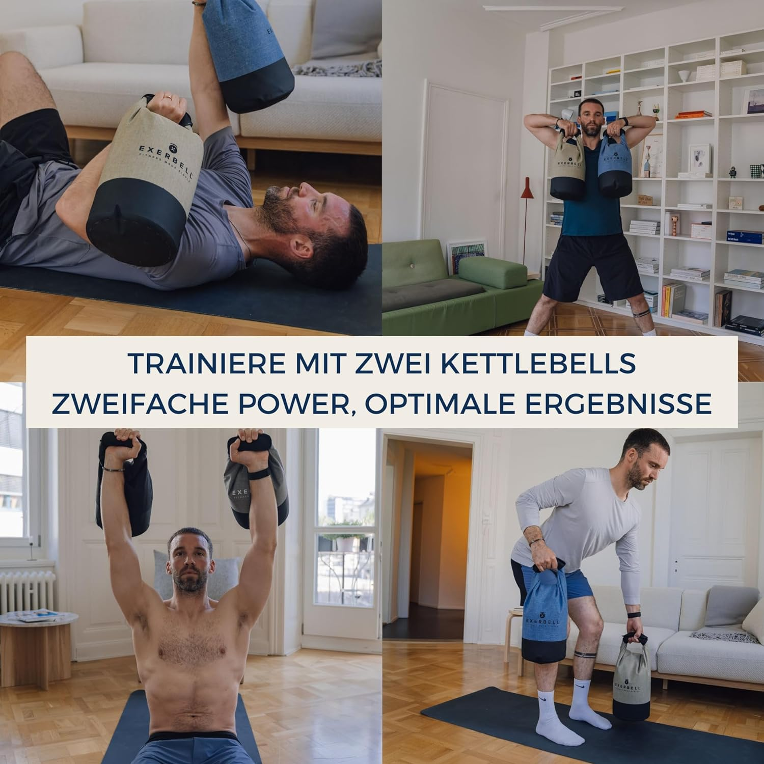 Foldable & Adjustable Kettlebell 2-14 Kg – Water- and Sandbag Kettlebell – Versa