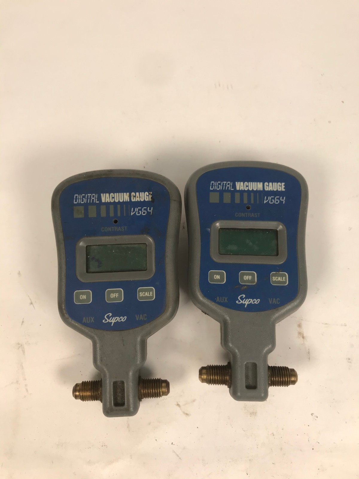 Lot of 2 - Supco VG64 Digital Vacuum Gauge