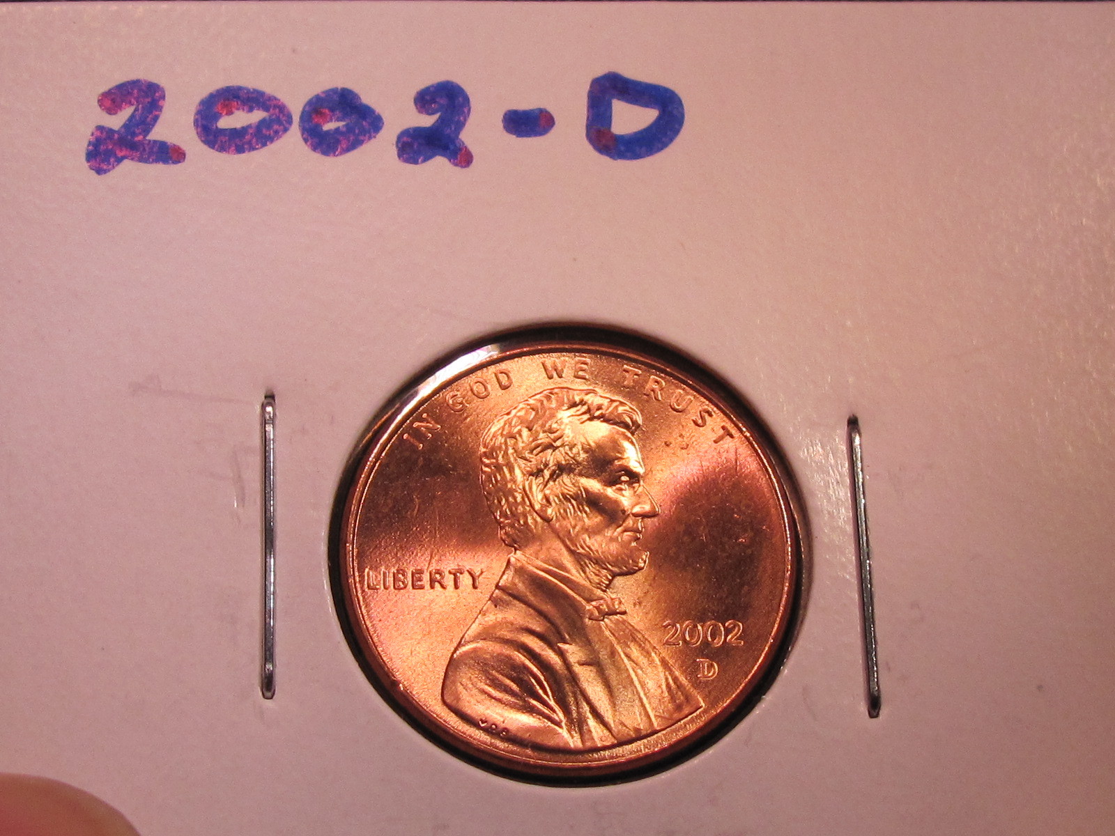 2002 D - Lincoln Memorial Cent