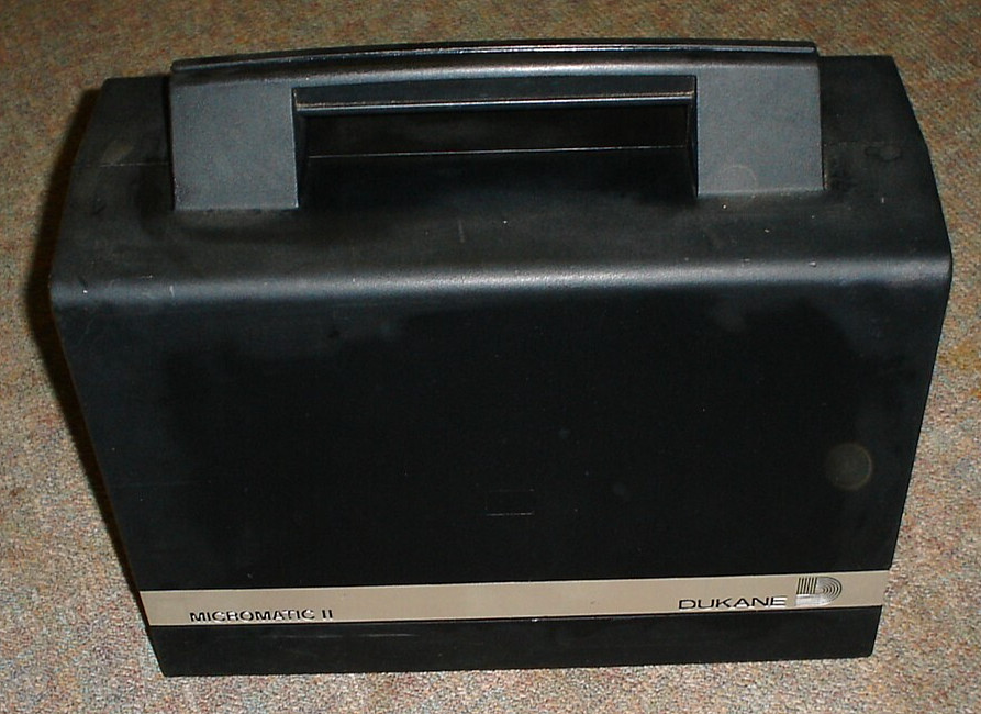 Dukane MicroMatic II Model 28A81A Filmstrip Projector & Cassette Player w/ Case