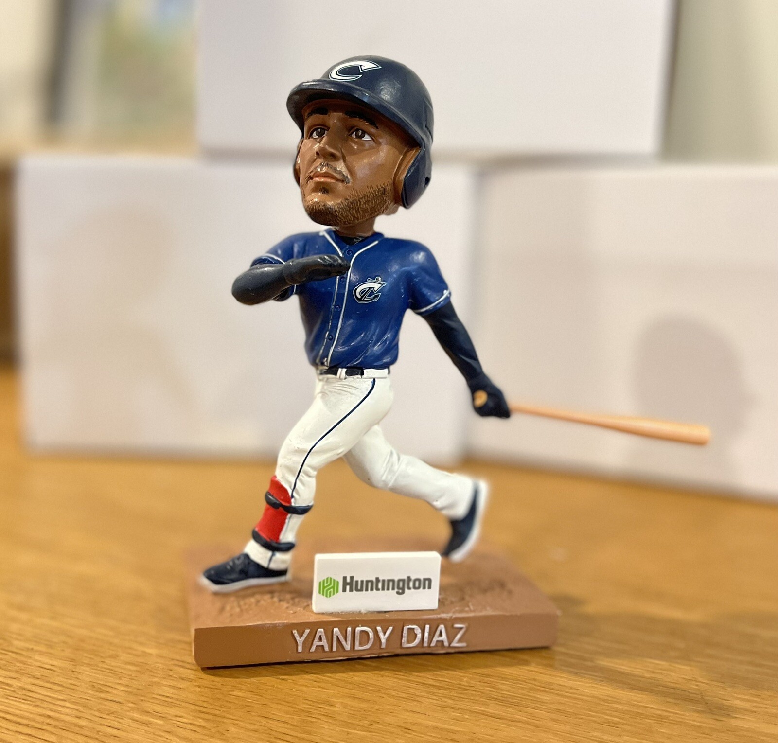 Yandy Diaz Bobblehead Columbus Clippers Tampa Bay Rays ROY