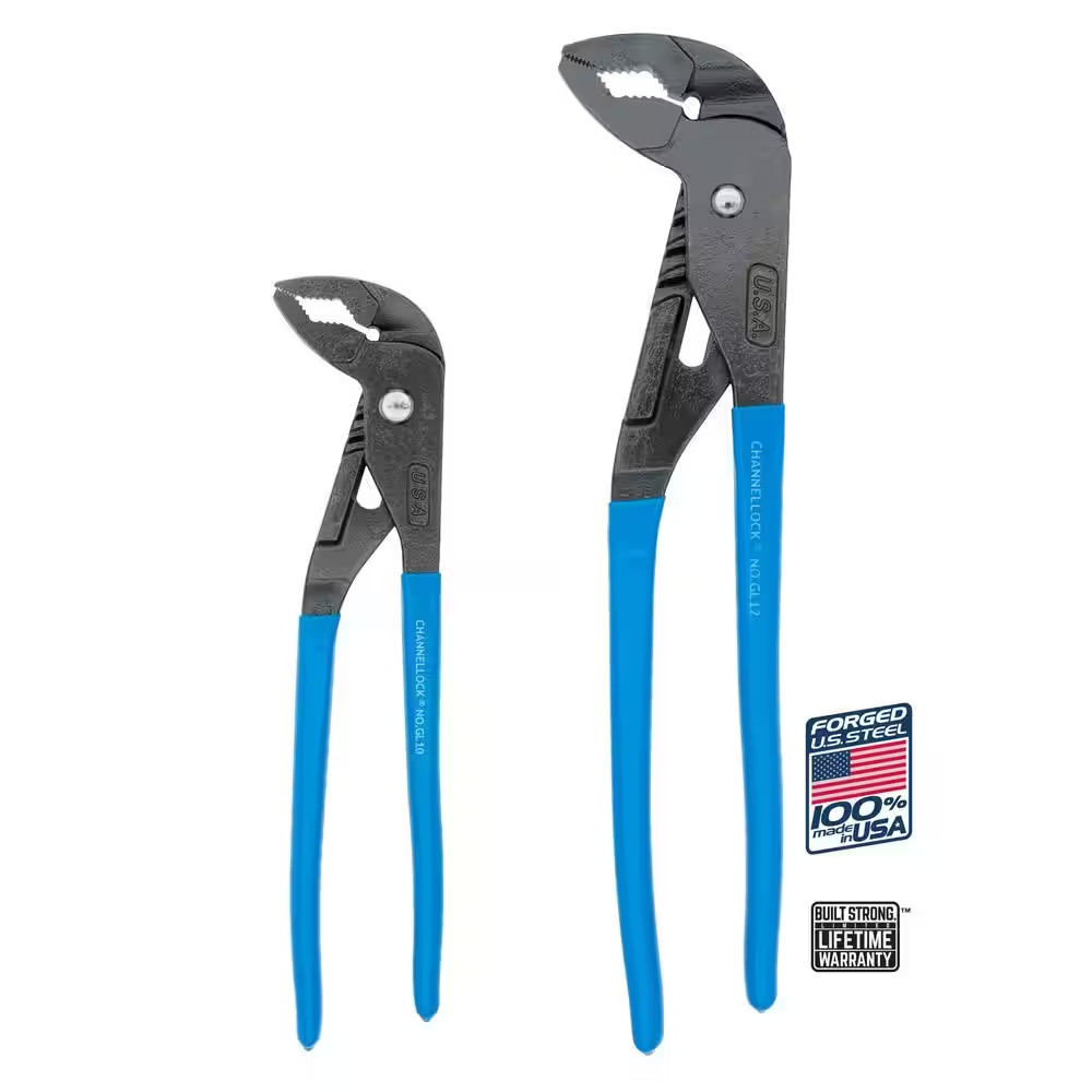 Griplock 12.5 In. and 9.5 In. Tongue and Groove Pliers Gift Set