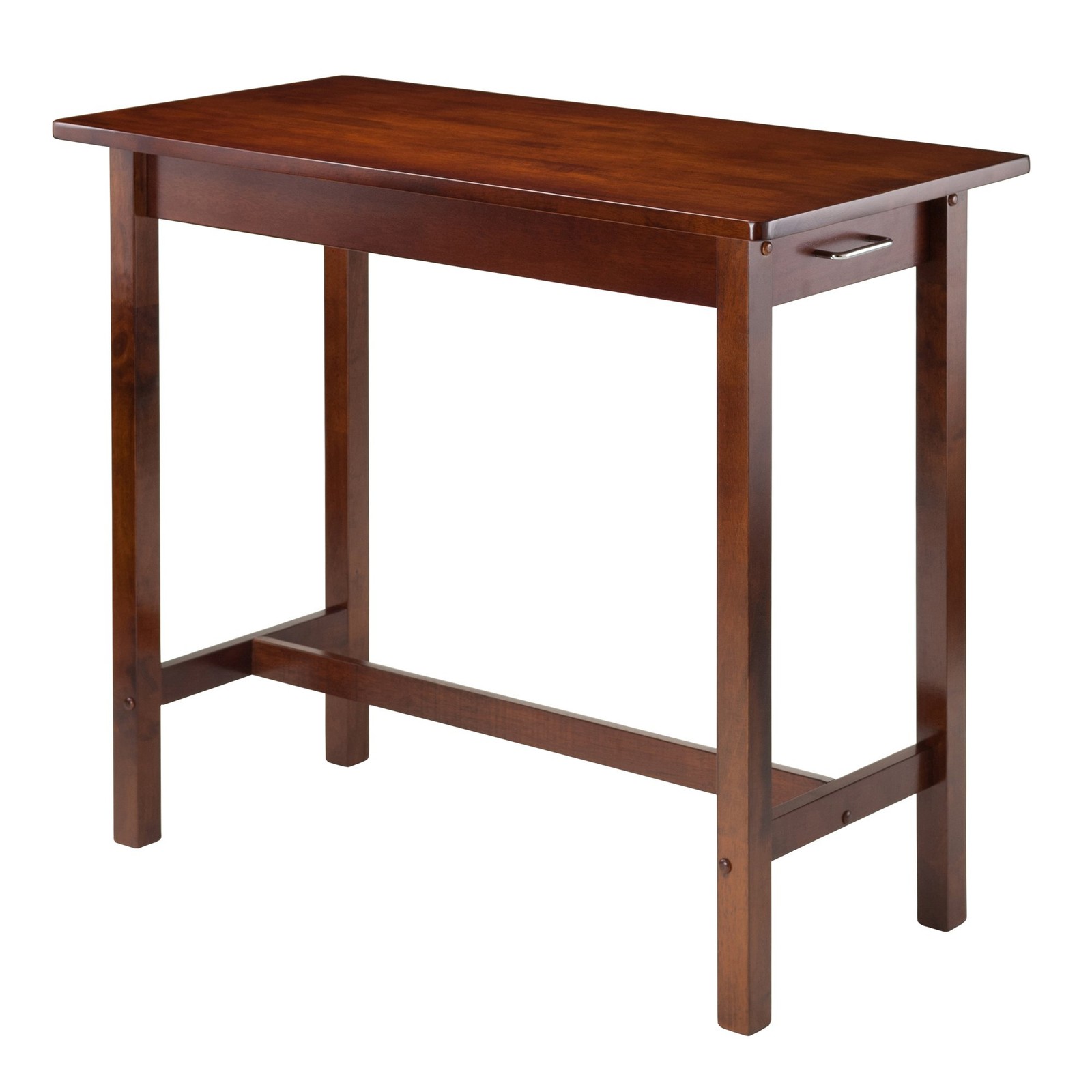 Winsome Sally 3-Piece Rectangular Solid Wood Dining Set in Antique Walnut