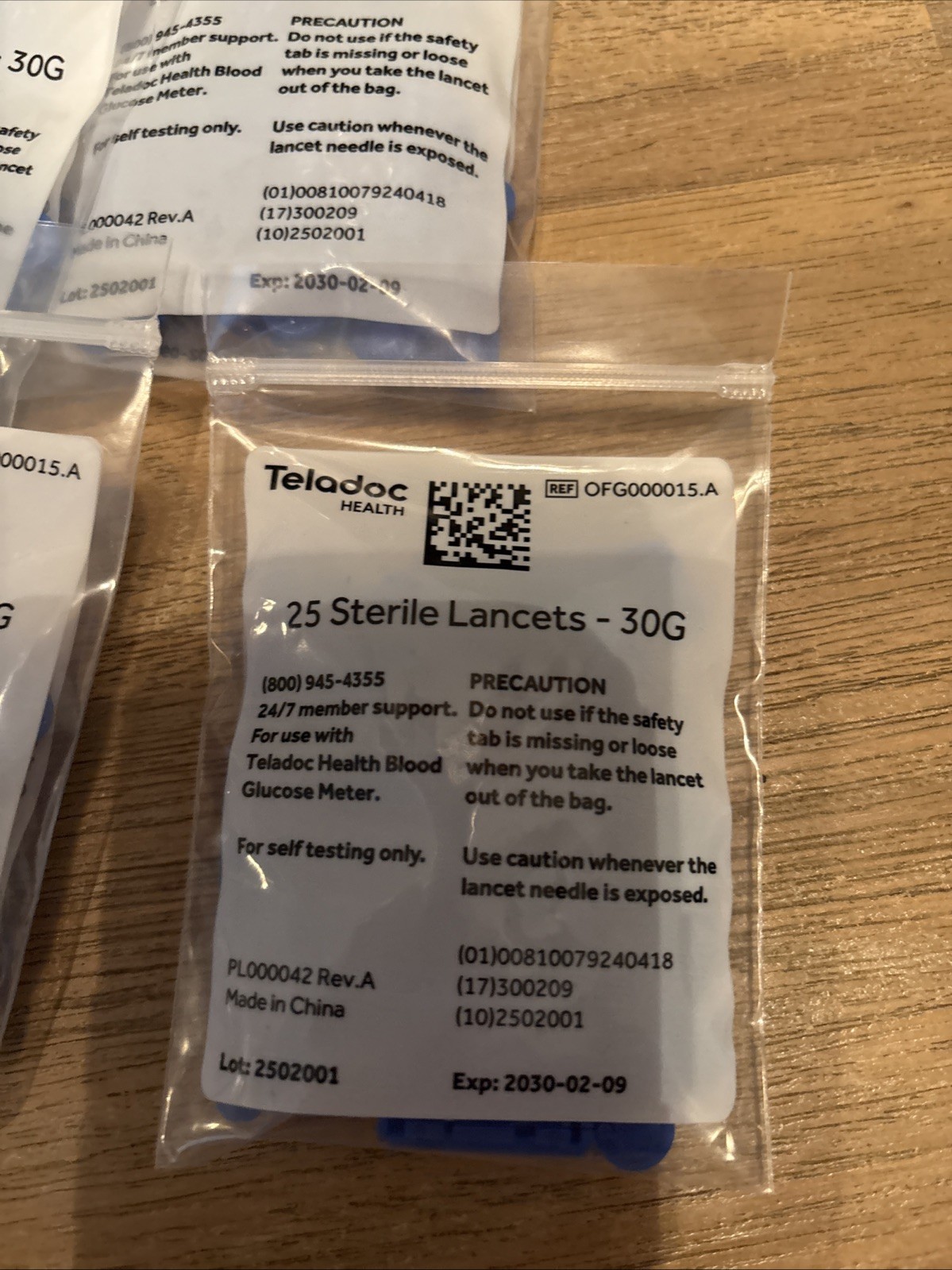 Lot 8 Sterile Lancets 30G