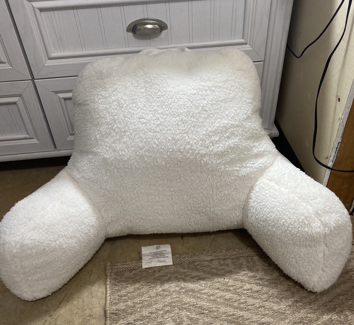 Faux Shearling Bed Rest Pillow - Room Essentials
