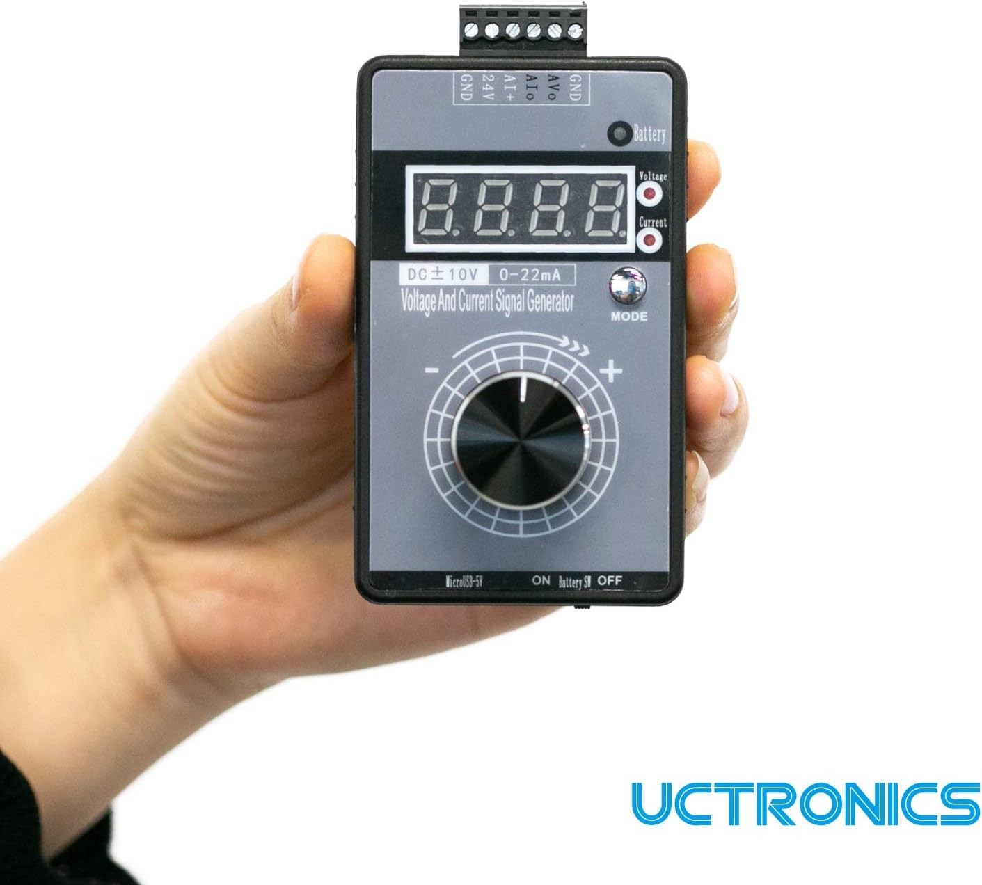 DC ±10V 0/4-20mA Current Voltage Signal Generator, USB Power Supply Interface...