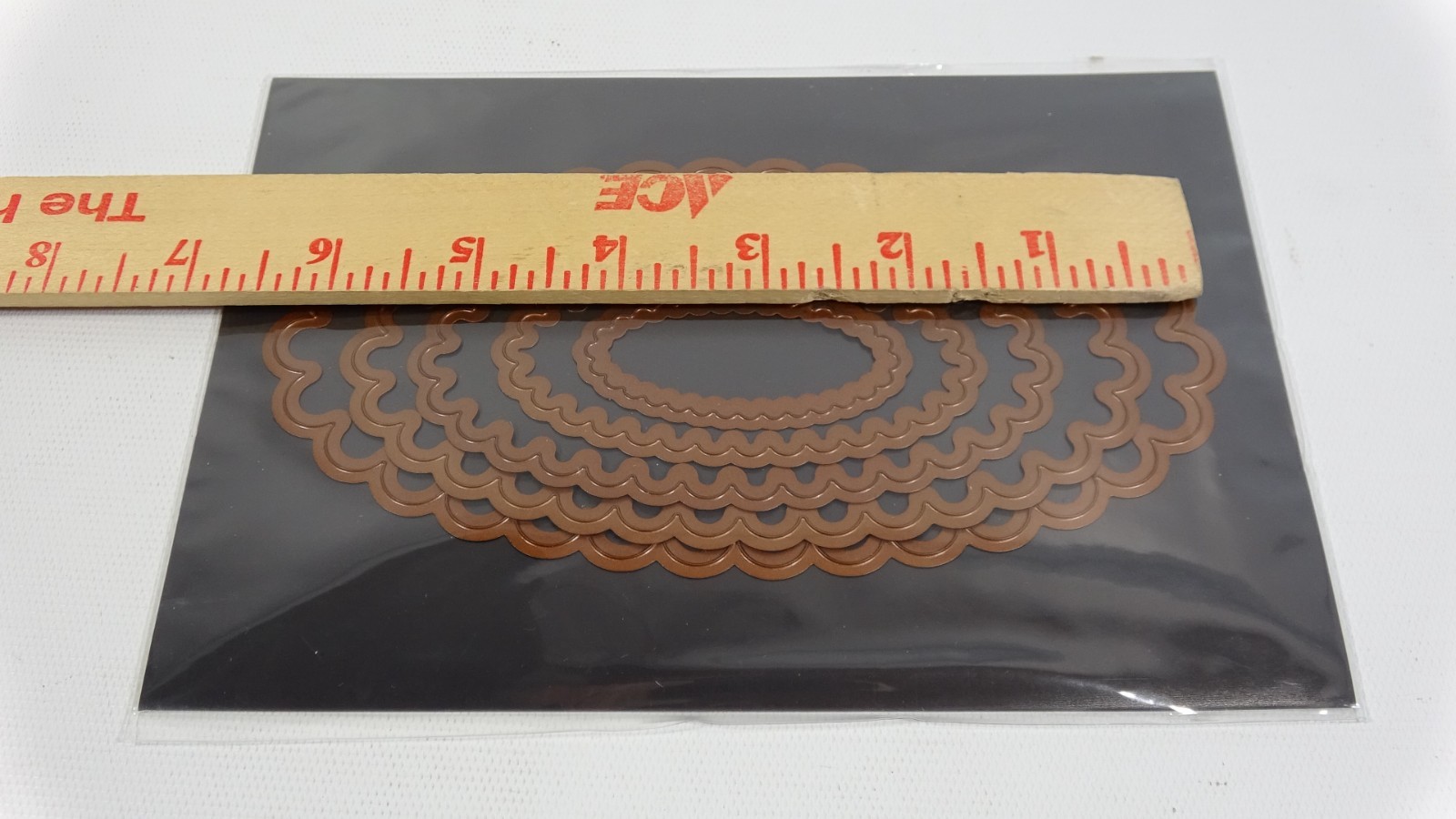 Quickutz We R Memory Keepers Nesting Scallop Ovals Cookie Cutter Die Set