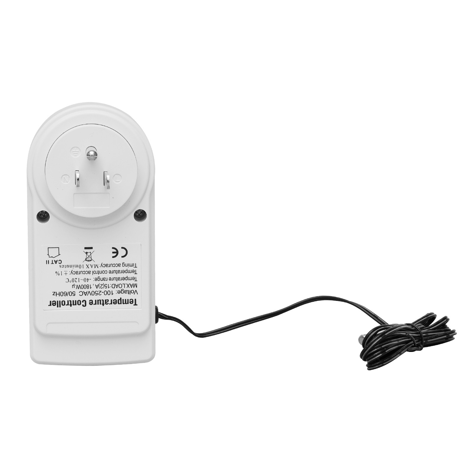Outlet Plug Temperature Controller Dual Display Outlet Thermostat For Greenhouse