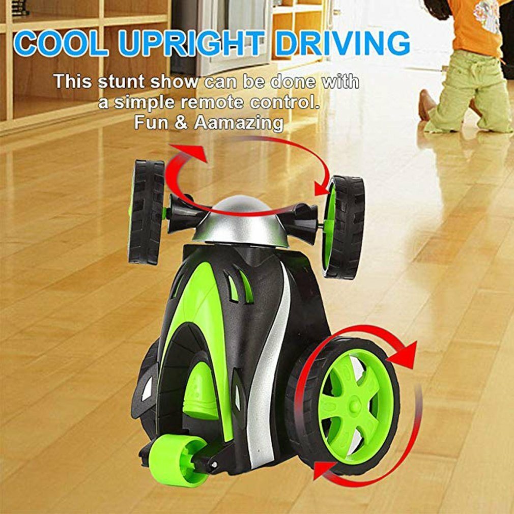 Wireless Remote Control Flip Wheels Toy Car