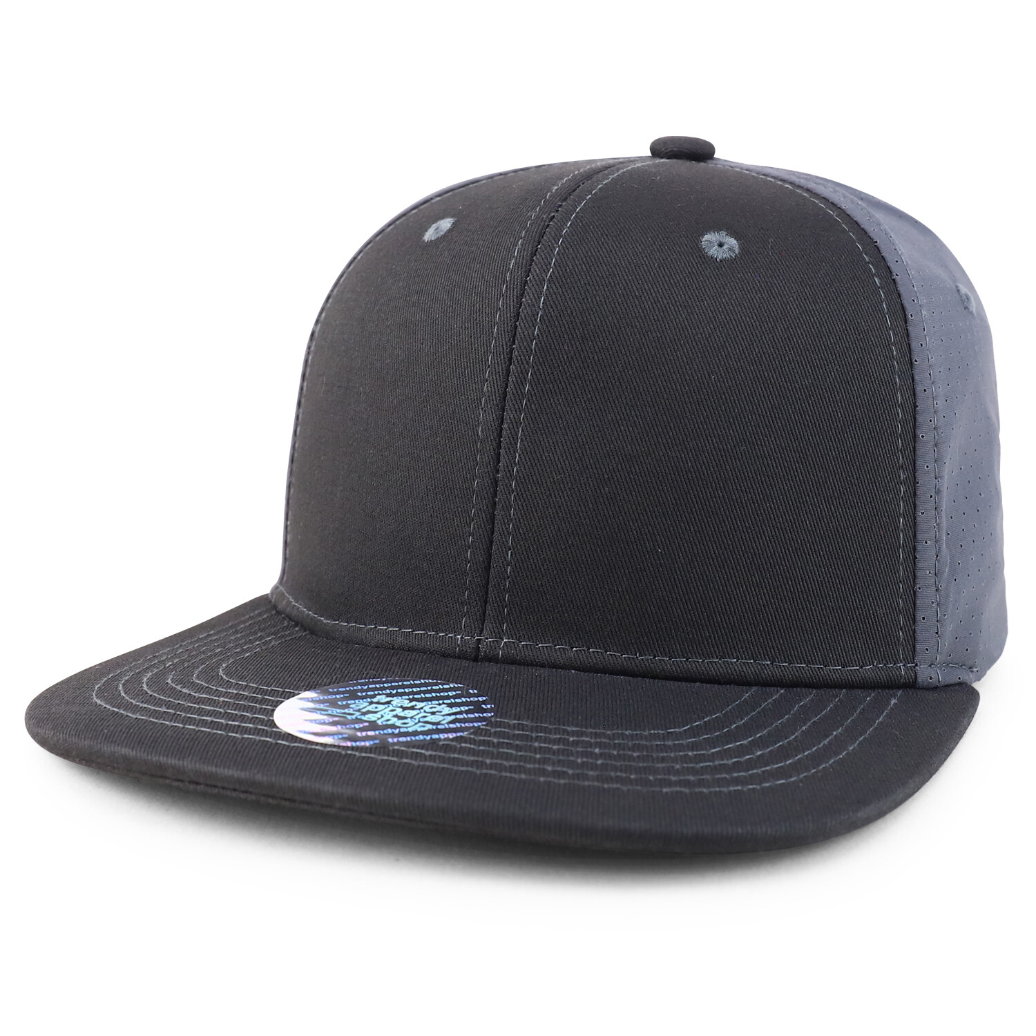 XXL Oversize Laser Punching Mesh Back Flatbill Baseball Cap  - FREE SHIPPING