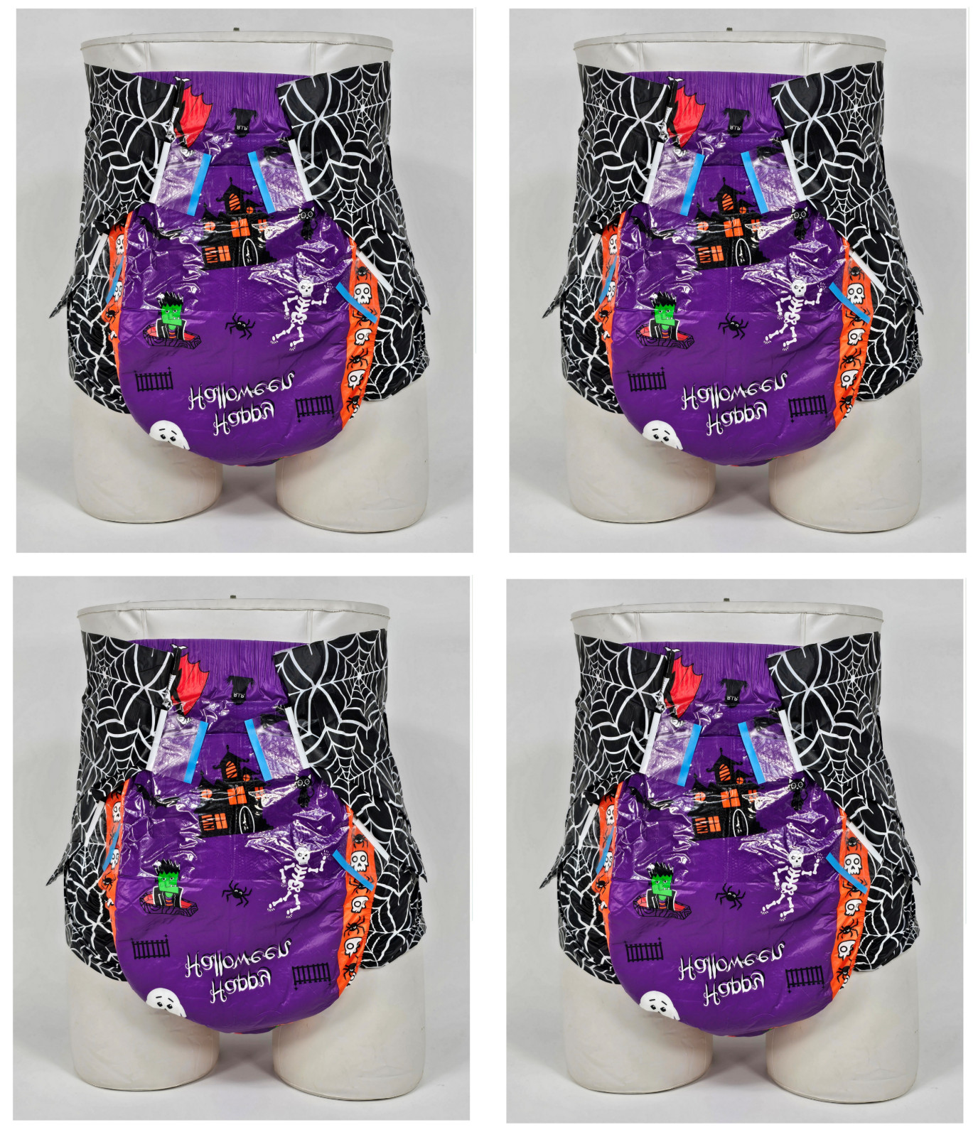 SUMMER SALE! - Adult Printed Halloween Diapers Medium 28"-40" Case(4) Packs