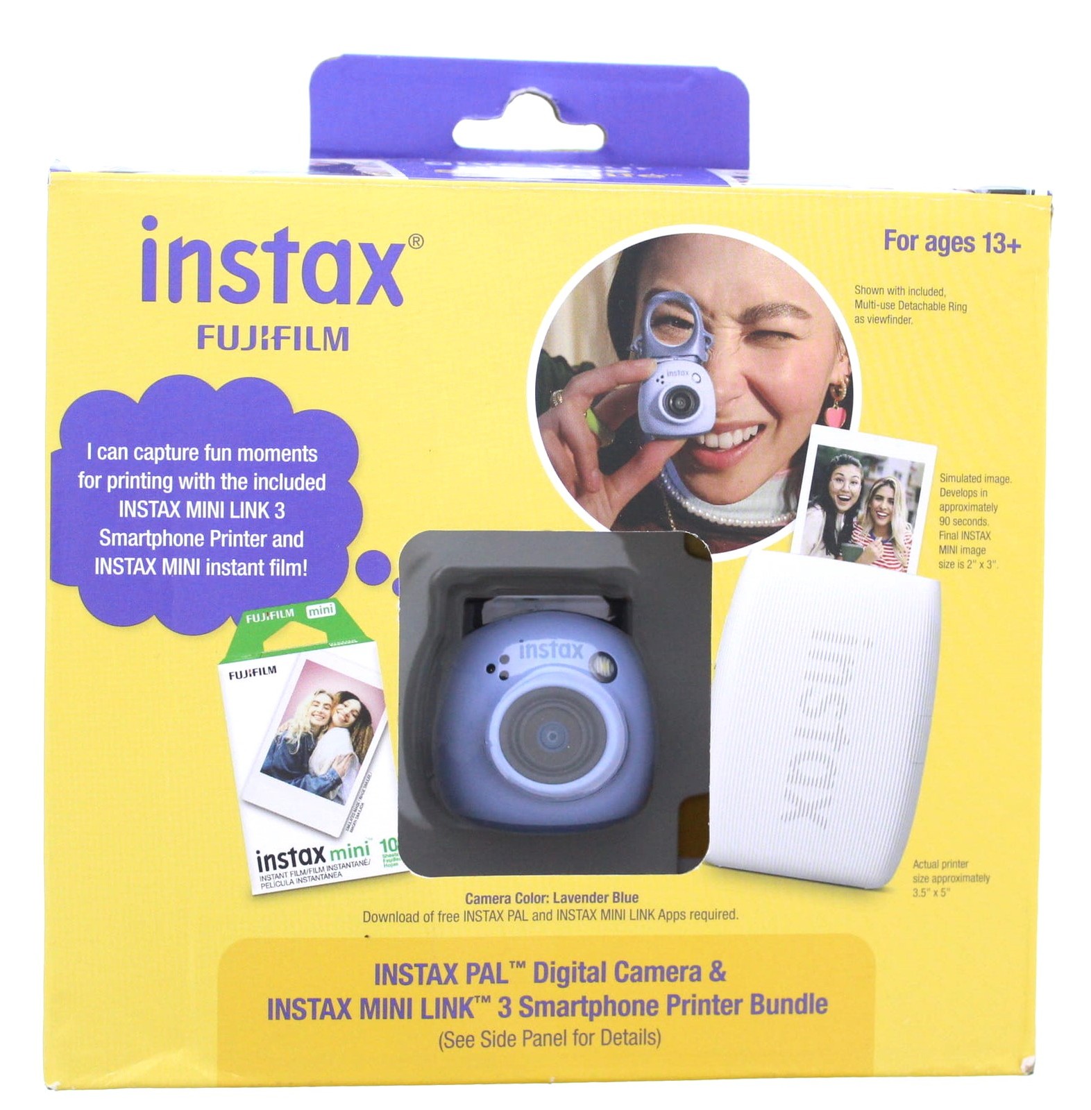 Instax Fujifilm Instax Pal Digital Camera & Instax Mini Link 3 Printer