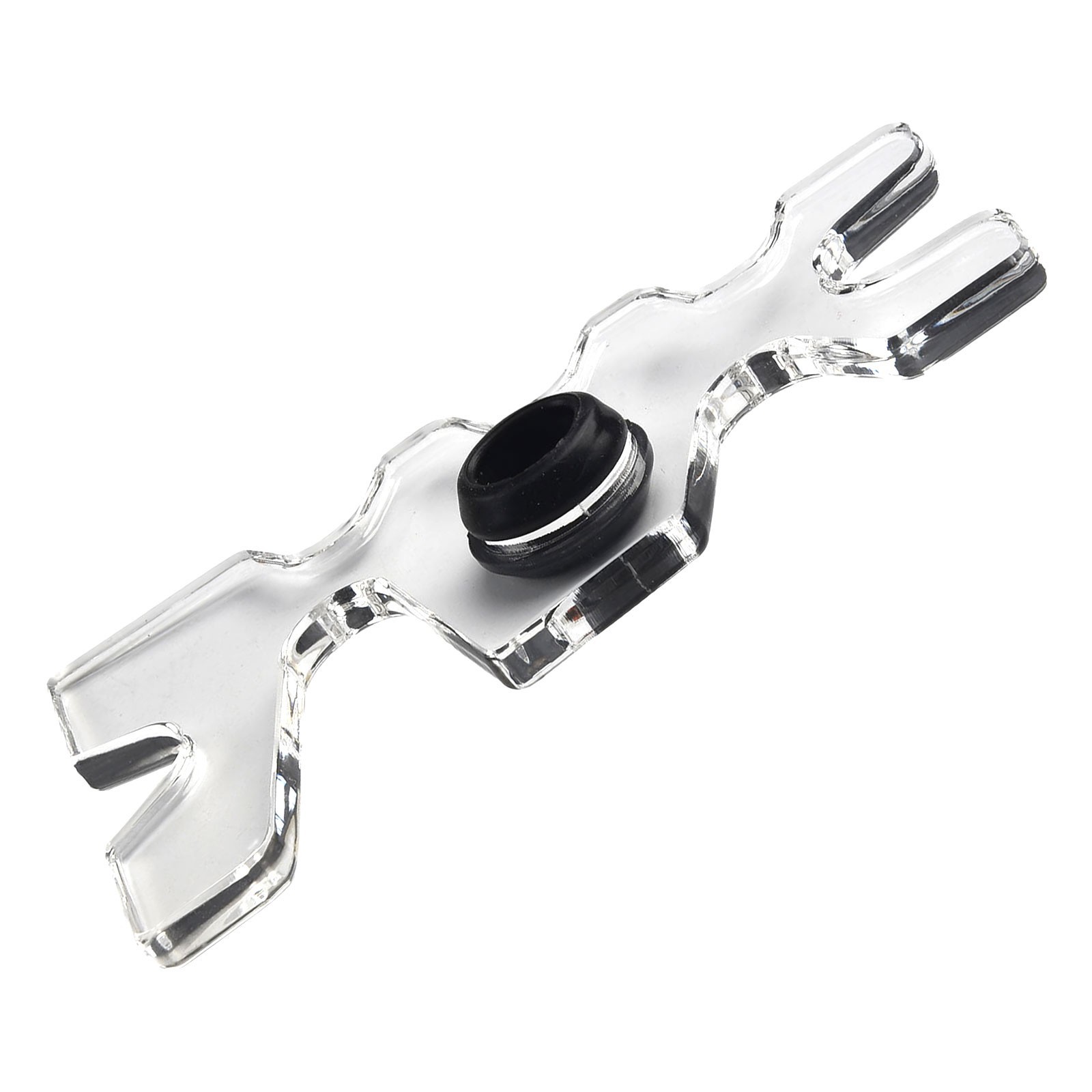 Billiard Cue Head Holder with Adjustable Height Clear Pool Snooker Bridge Rest