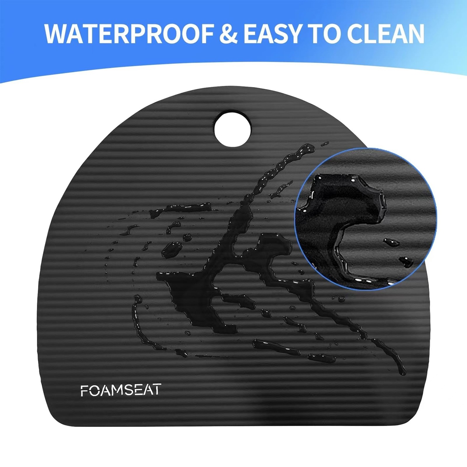 Waterproof Stadium Seat Cushions 2 Pack, Lightweight and Portable Outdoor Cus...