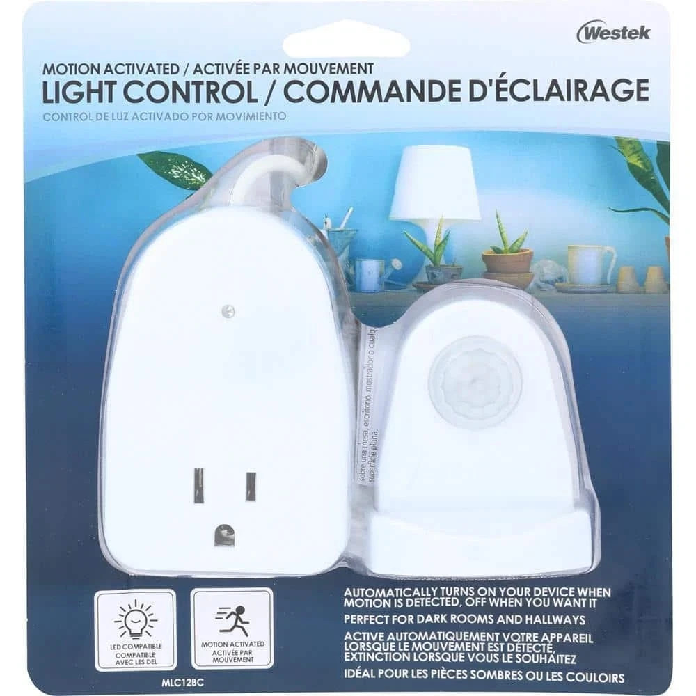Indoor Plug-In Motion Activated Light Control