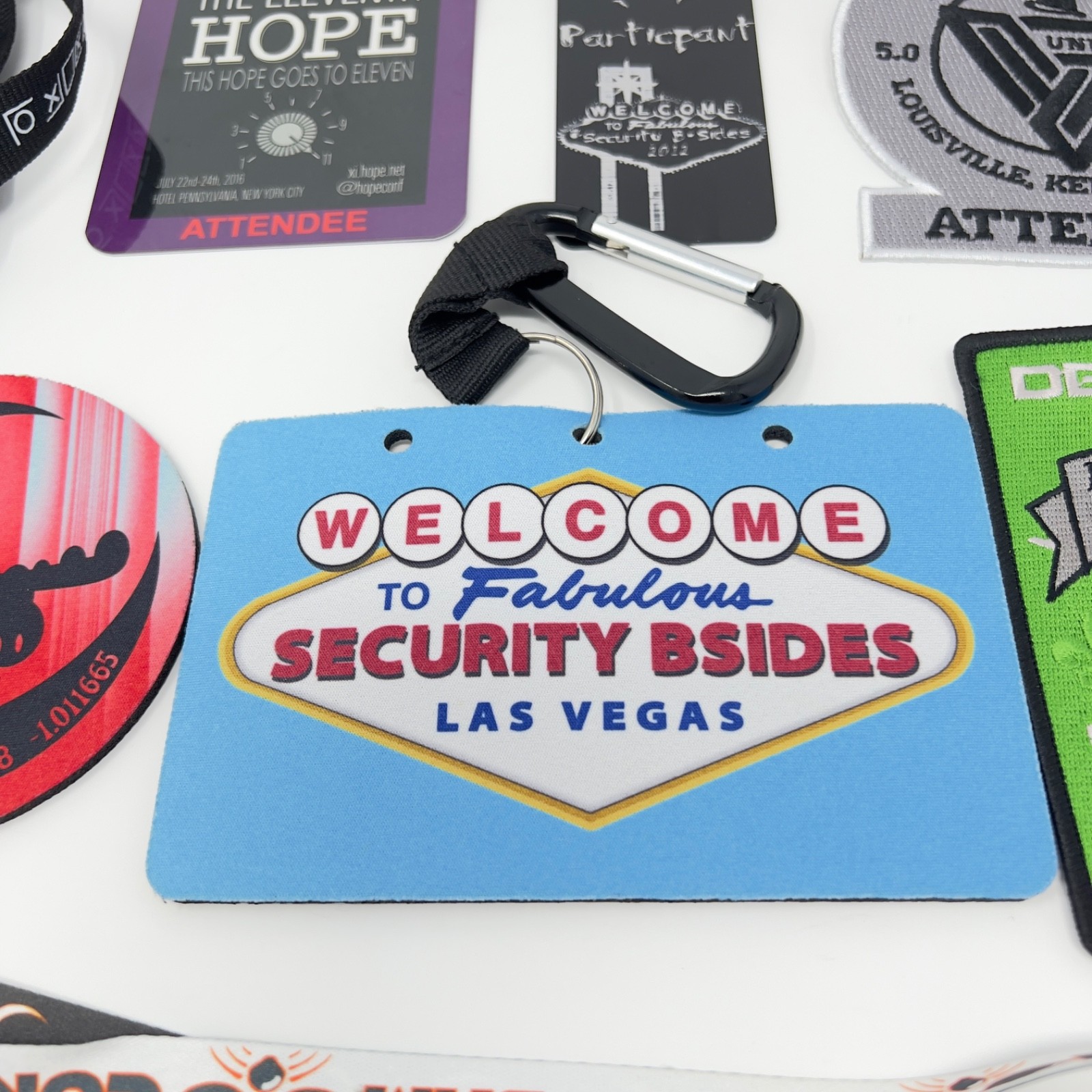 Hacker Badge Collection Derbycon Bsides Shmoocon