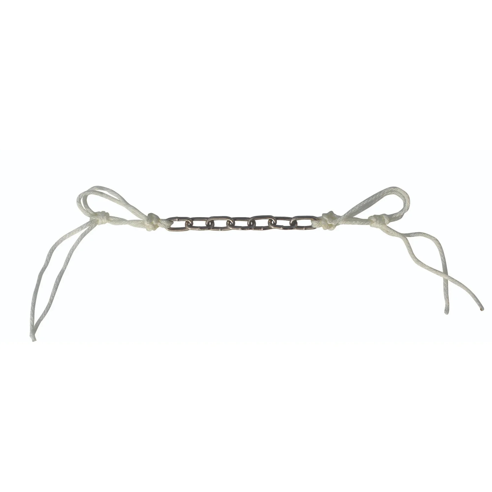 Professional's Choice Equine Chain and Rope Curb Strap for Snaffle Bits -